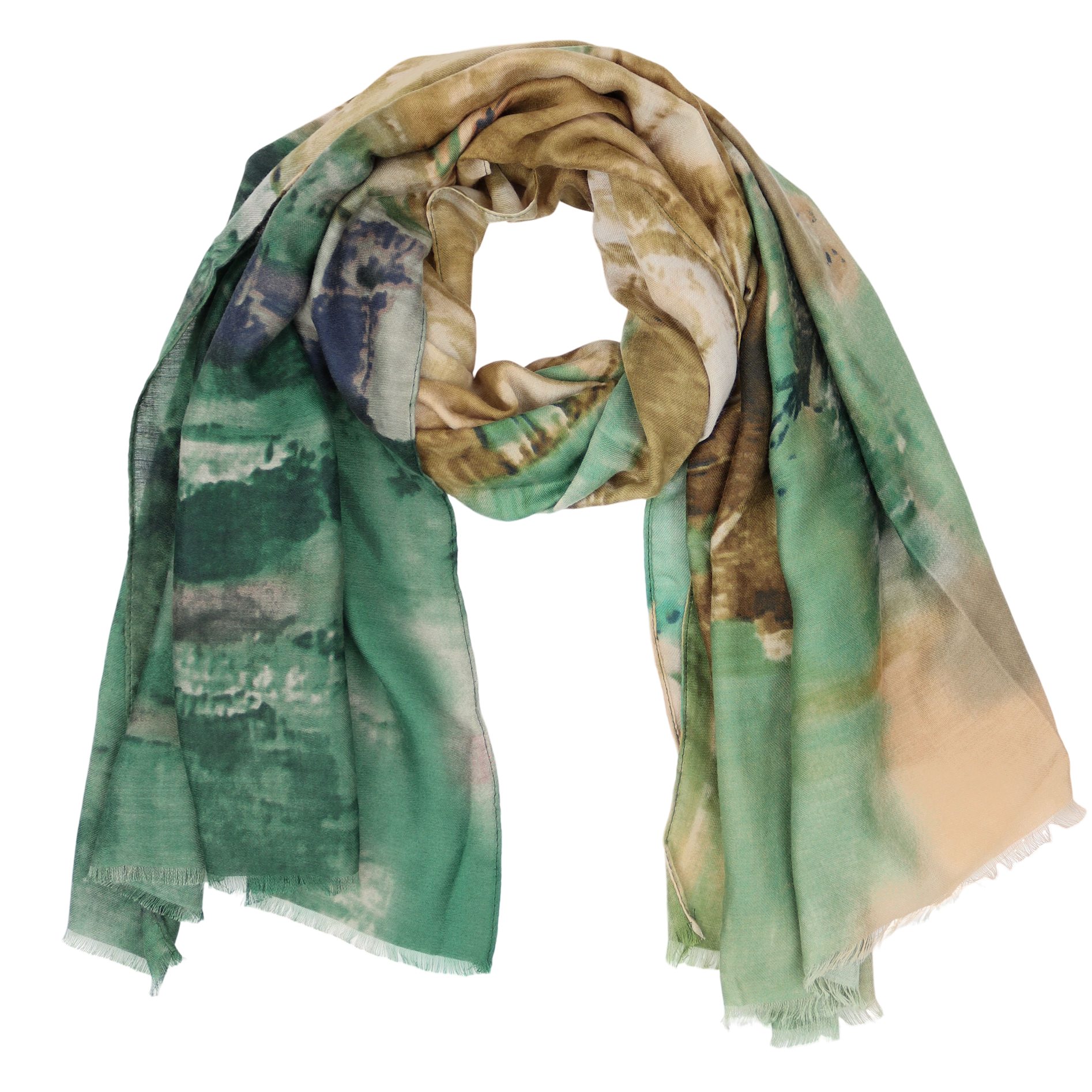 MIRROSI Modeschal Weich XXL ca.85x180cm Schal Bunt Blumen, (Kollektion Herbst/Winter 2025), Damen Halstuch ideal für Herbst und Winter oder Ganzesjahr