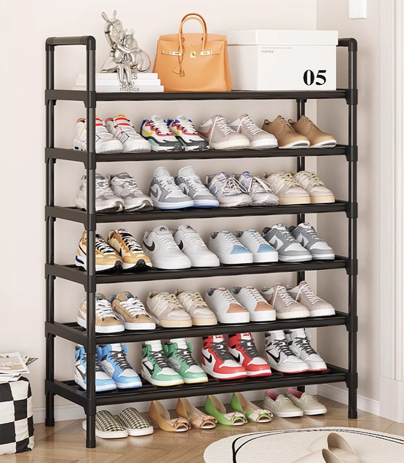 Jumpeak Schuhregal schuhregal schmal,schuhregal metall,schuhregal 80 cm bre günstig online kaufen