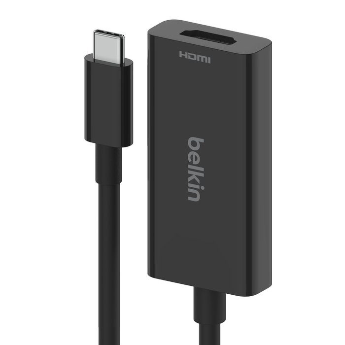 Belkin USB C auf HDMI 2.1 Adapter HDMI-Kabel, (19 cm)
