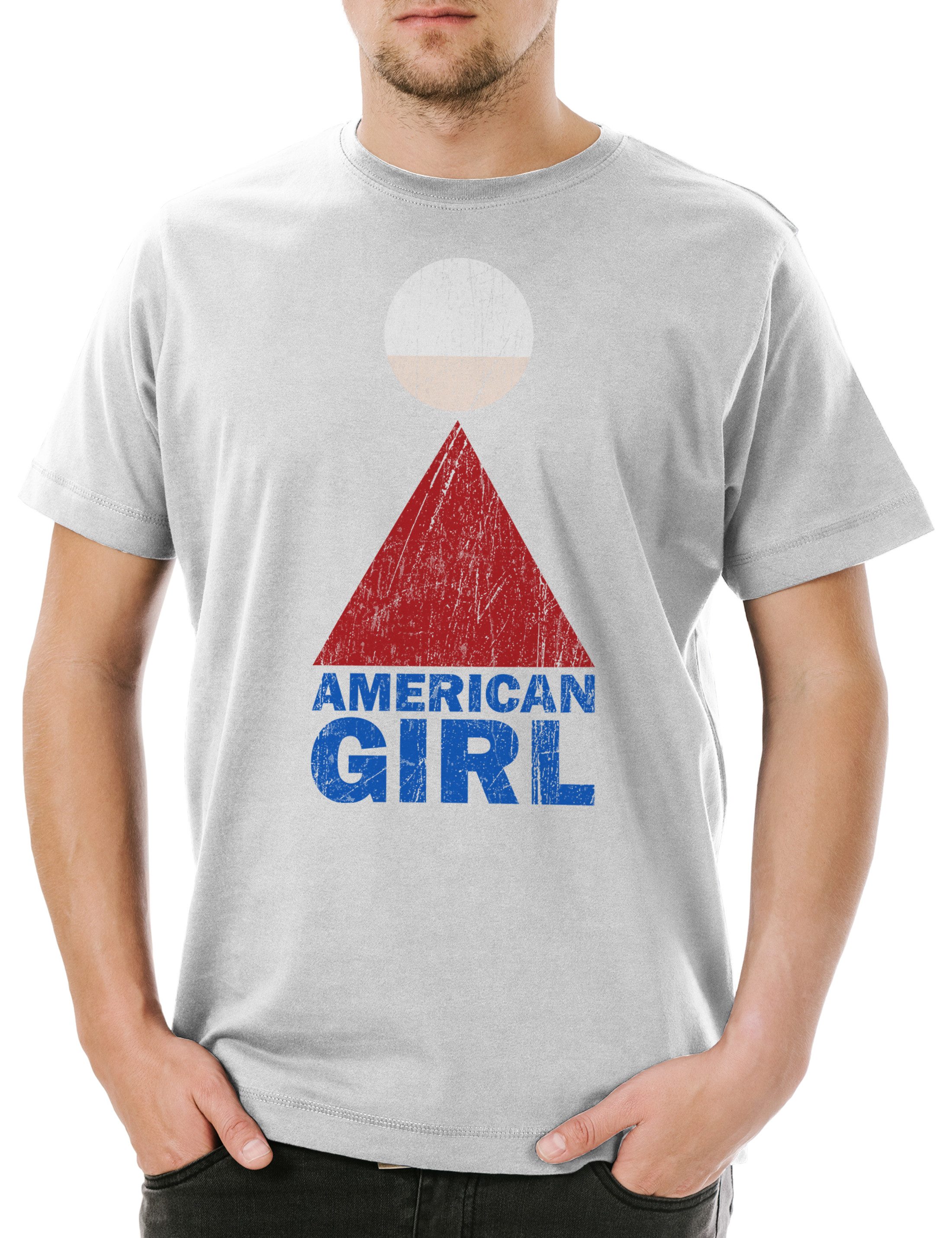 Print-Shirt American Miss Herren T-Shirt Handmaid's TV Series Tale US Flag