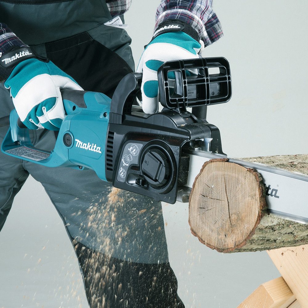 Makita Elektro-Kettensäge »UC3551AK« 2.000 W, 14 m/s, 35 cm, leistungsfähig,werkzeuglose Kettenspannung +Ketten-und Schienenwechsel