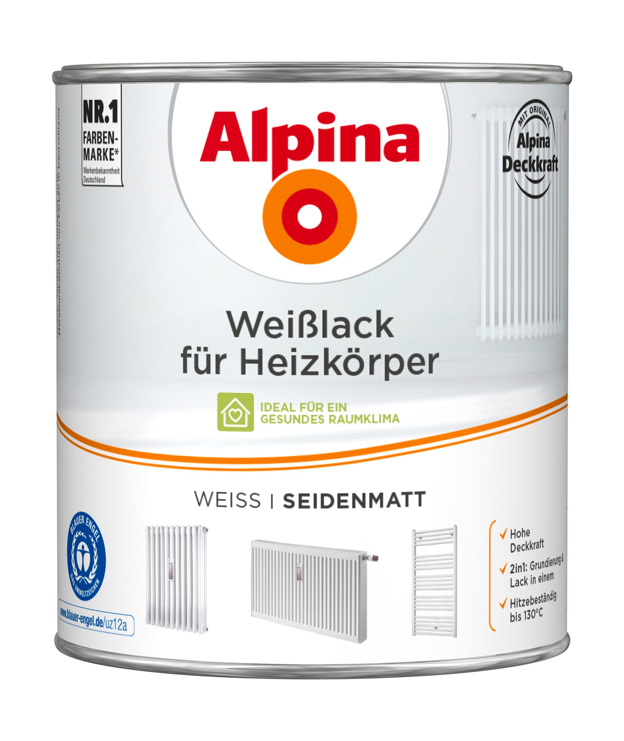 Alpina Heizkörperlack Weißlack für Heizkörper günstig online kaufen