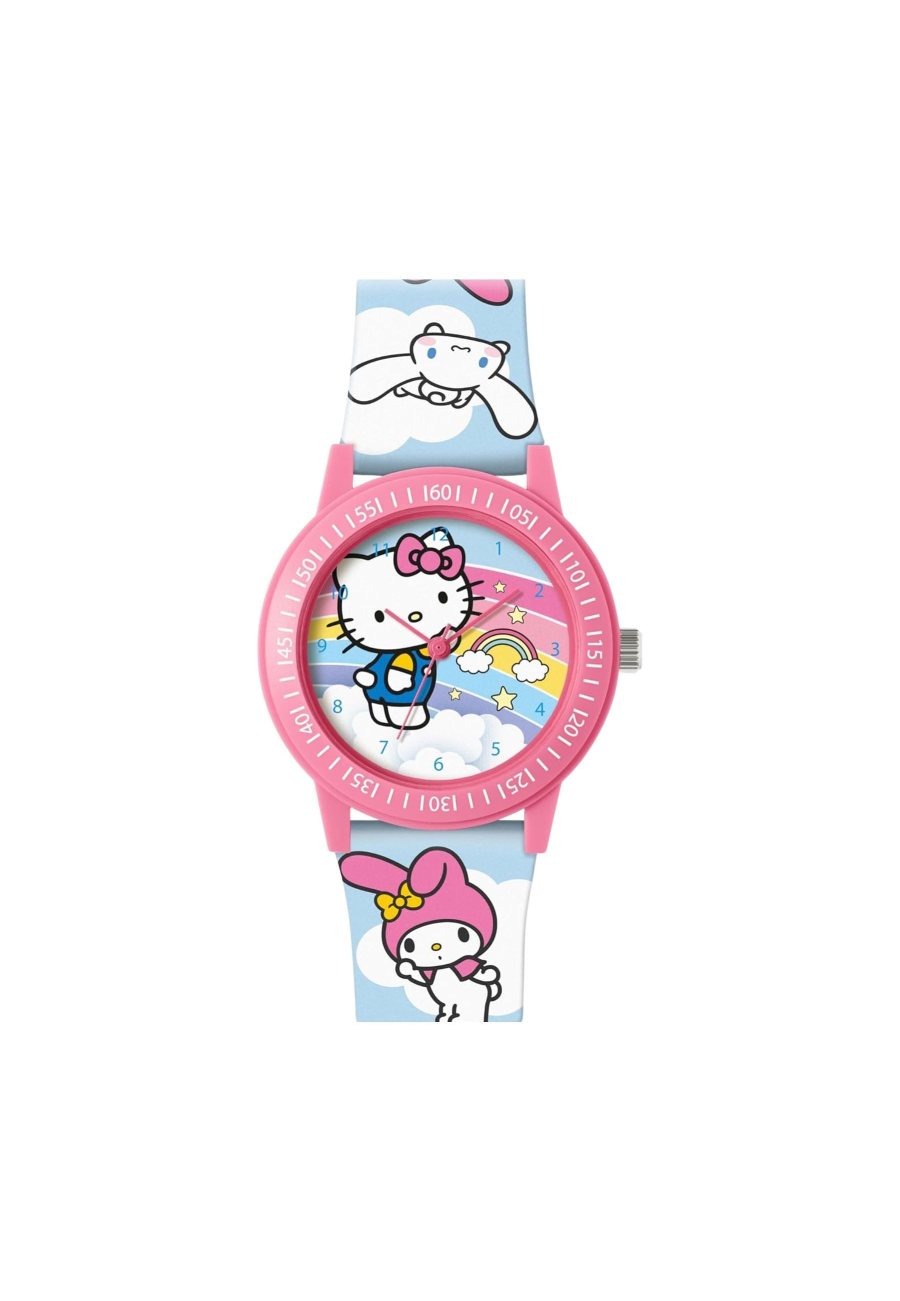 SANRIO Quarzuhr Hello Kitty & Friends Lern-Uhr, (Set)