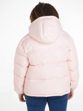 Tommy Jeans Curve Winterjacke TJW CRV ALASKA PUFFER PLUS SIZE CURVE,mit Klettverschlüssen am Ärmelabschluss