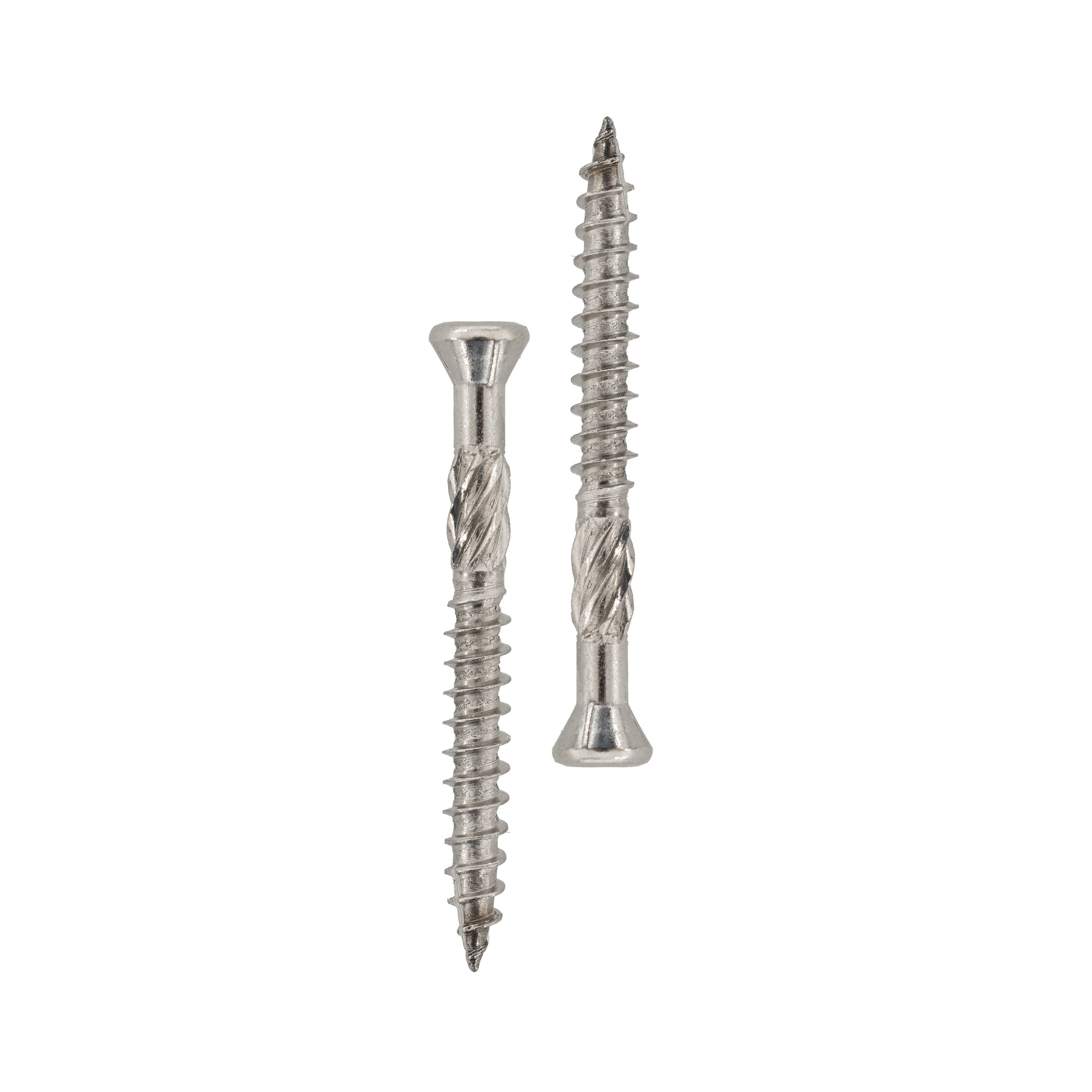 Terrassenschraube 5x50 mm Edelstahl A2 100 Stück - inkl. T25 Bit