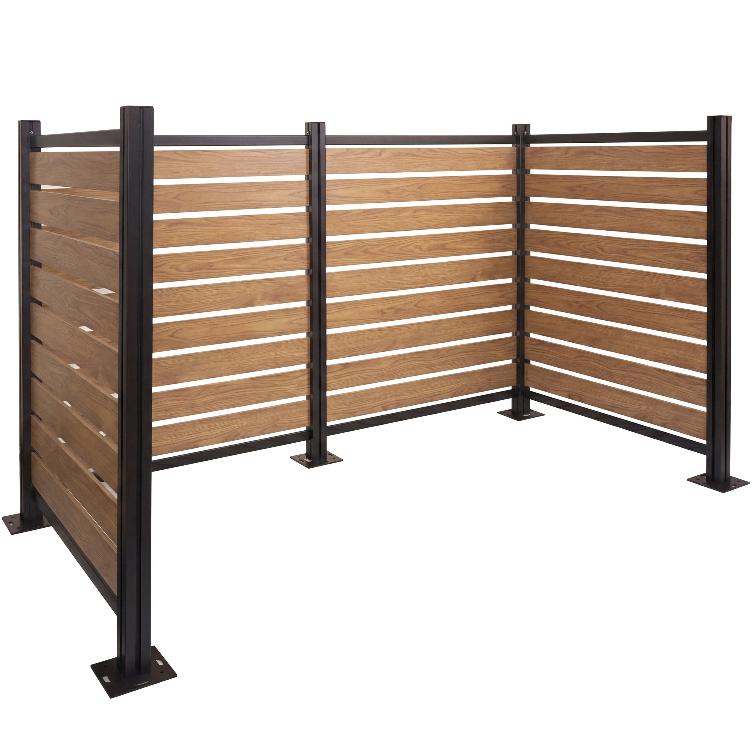 MCW Mülltonnenbox MCW-K57-3 (4 St), Beliebig erweiterbar, Einfache Montage (Stecksystem)