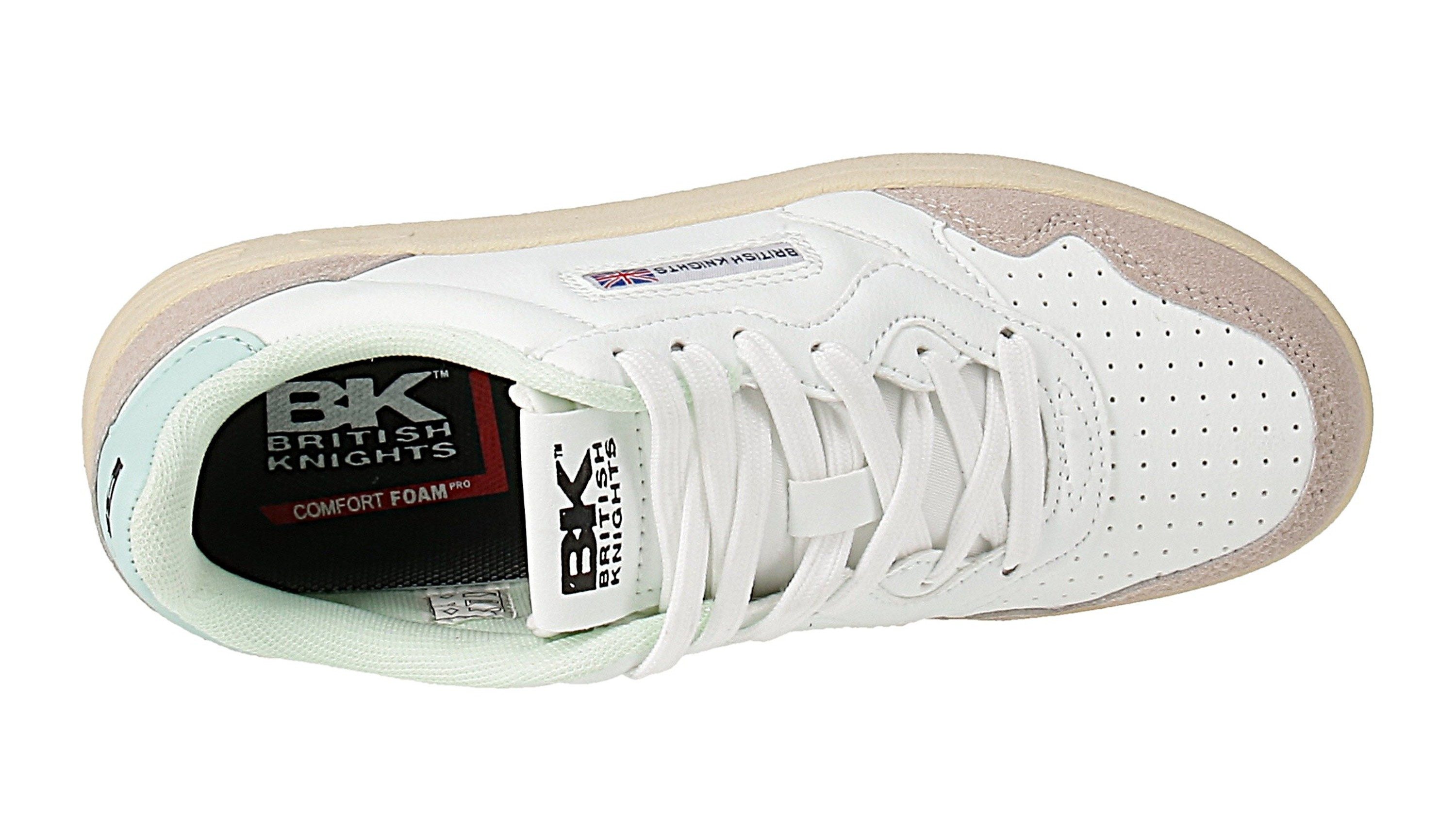 British Knights British Knights Noors B51-3618 - Damen Sneaker - 01-White-Mint Sneaker