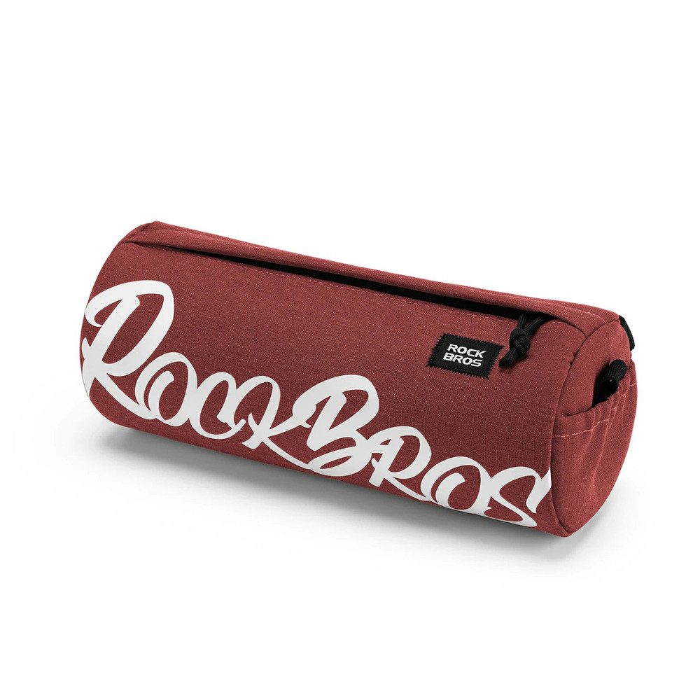 ROCKBROS Lenkertasche Fahrradtasche Umhängetasche Zubehörtasche (Spar-Set, 1-tlg., 25 x 10 cm formstabil), 2 l, 3-Punkt-Klettbefestigung, Schultergurt