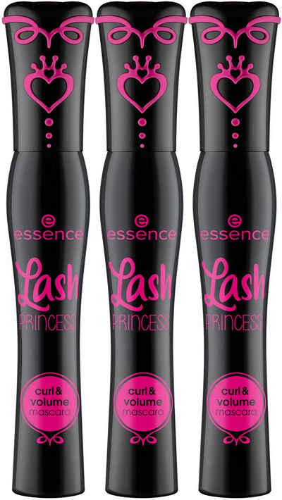 Essence Mascara »Lash PRINCESS curl & volume mascara«, 3-tlg.