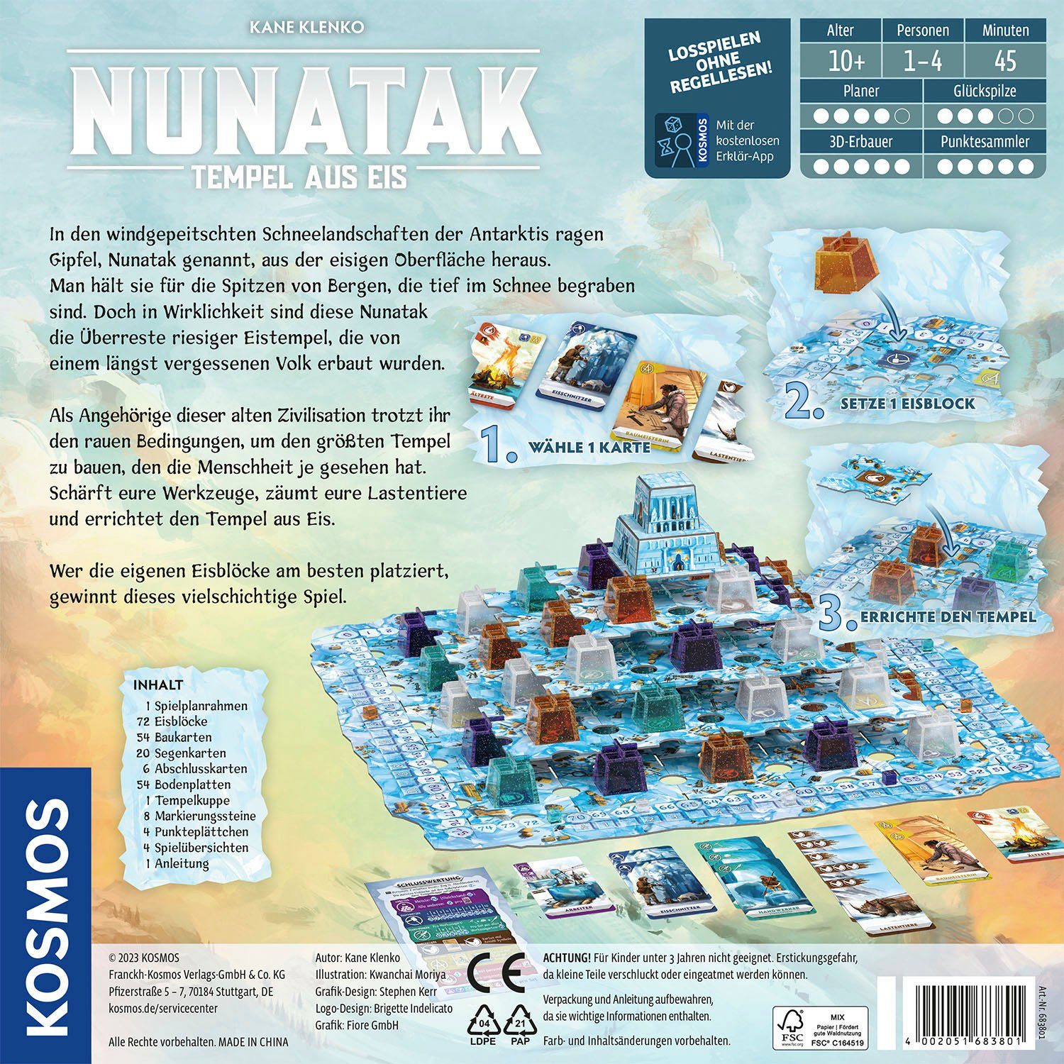 Familienspiel Nunatak Kosmos Spiel,