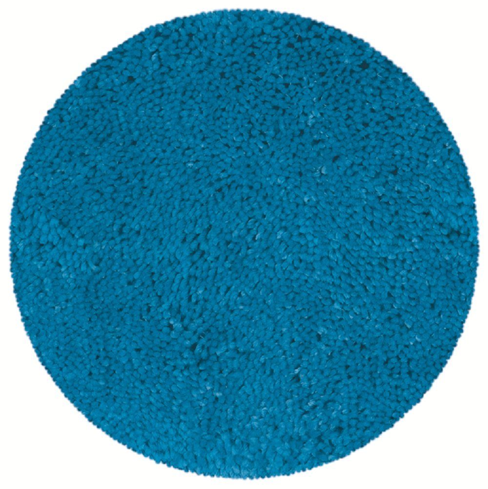 spirella Badematte Spirella Badteppich Badematte Duschvorleger Mikrofaser Hochflor, Höhe 40 mm, Badteppich Hochflor, für Fußbodenheizung geeignet, rund