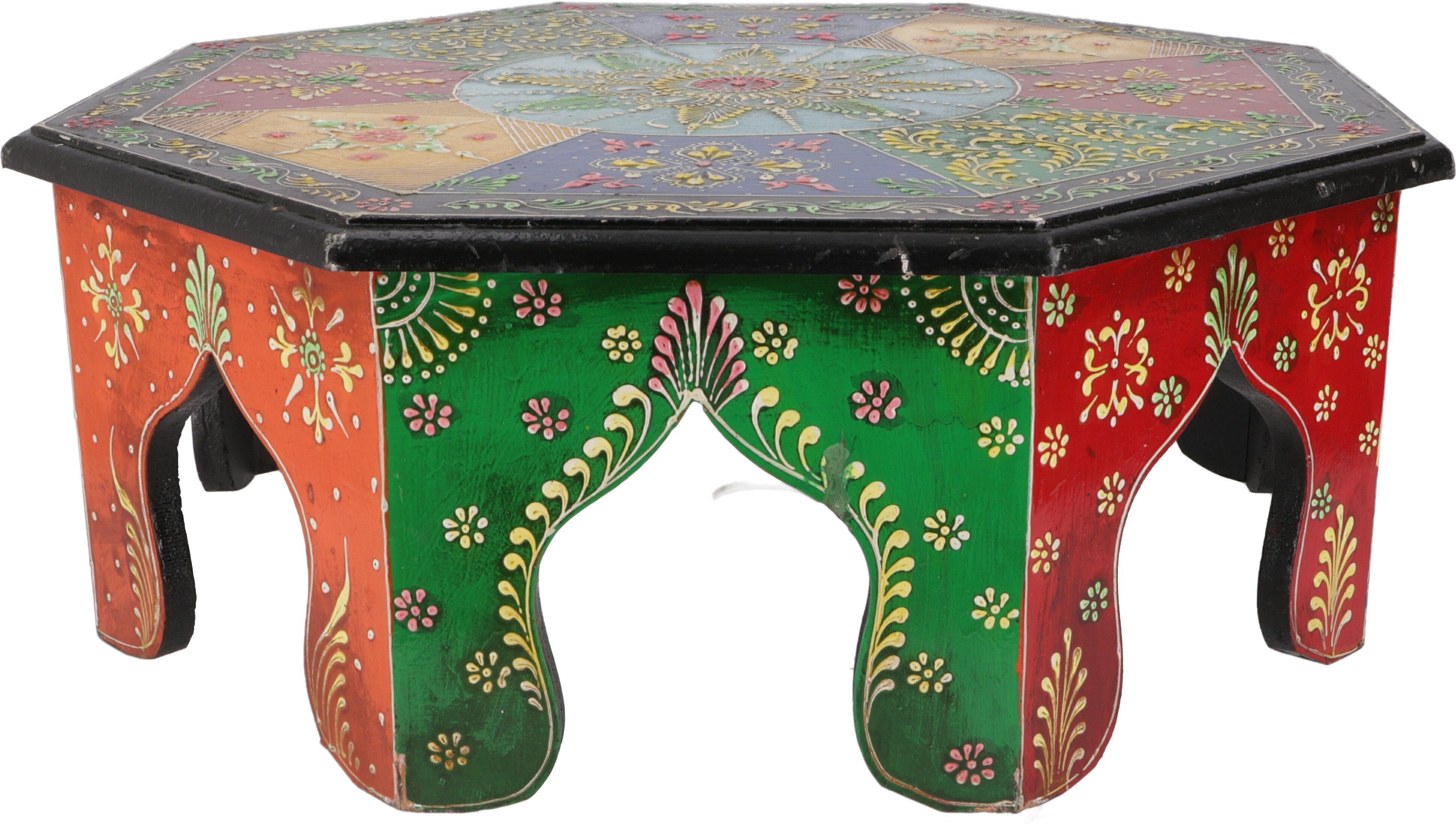 Guru-Shop Couchtisch Bemalter kleiner Tisch, Minitisch, günstig online kaufen