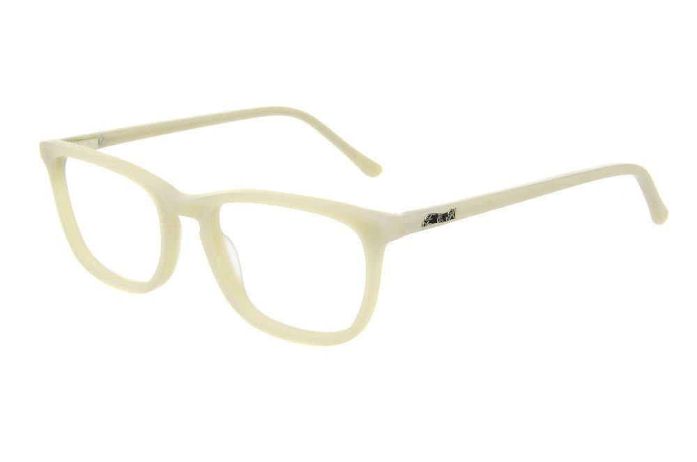 Edison & King Lesebrille Soul Mirror, matte Nerdbrille in Nudetönen, aus Acetat, entspiegelt