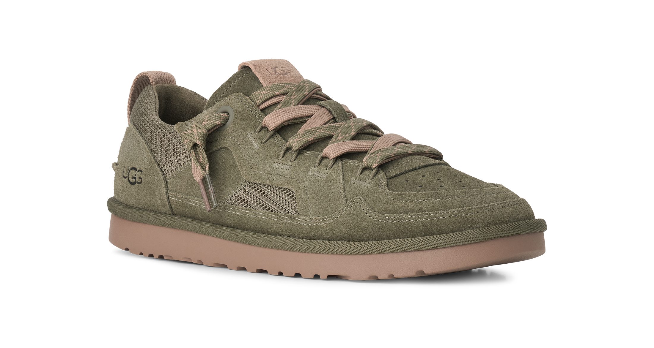 UGG M MINIMEL Sneaker Low Profile Schnürschuh, Halbschuh mit modischen Kontrastnähten