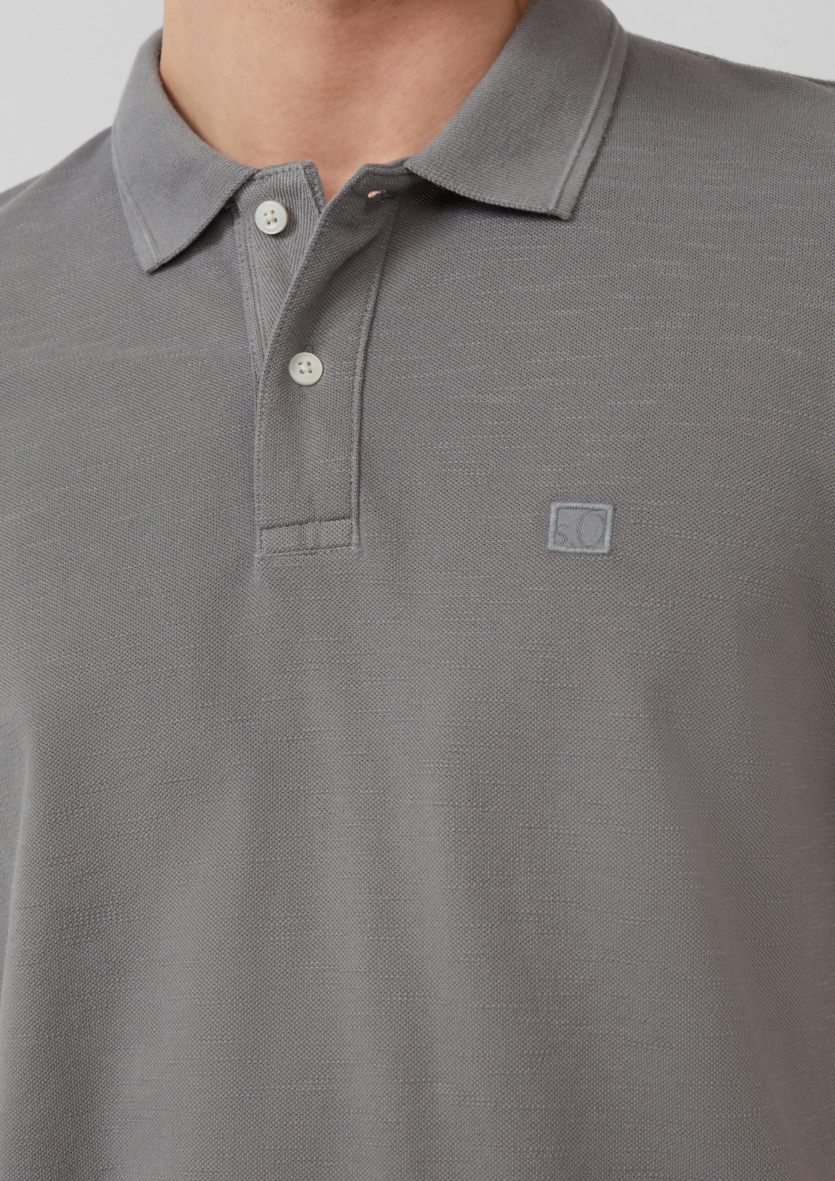 s.Oliver Kurzarmshirt Poloshirt mit kleinem Labelpatch günstig online kaufen