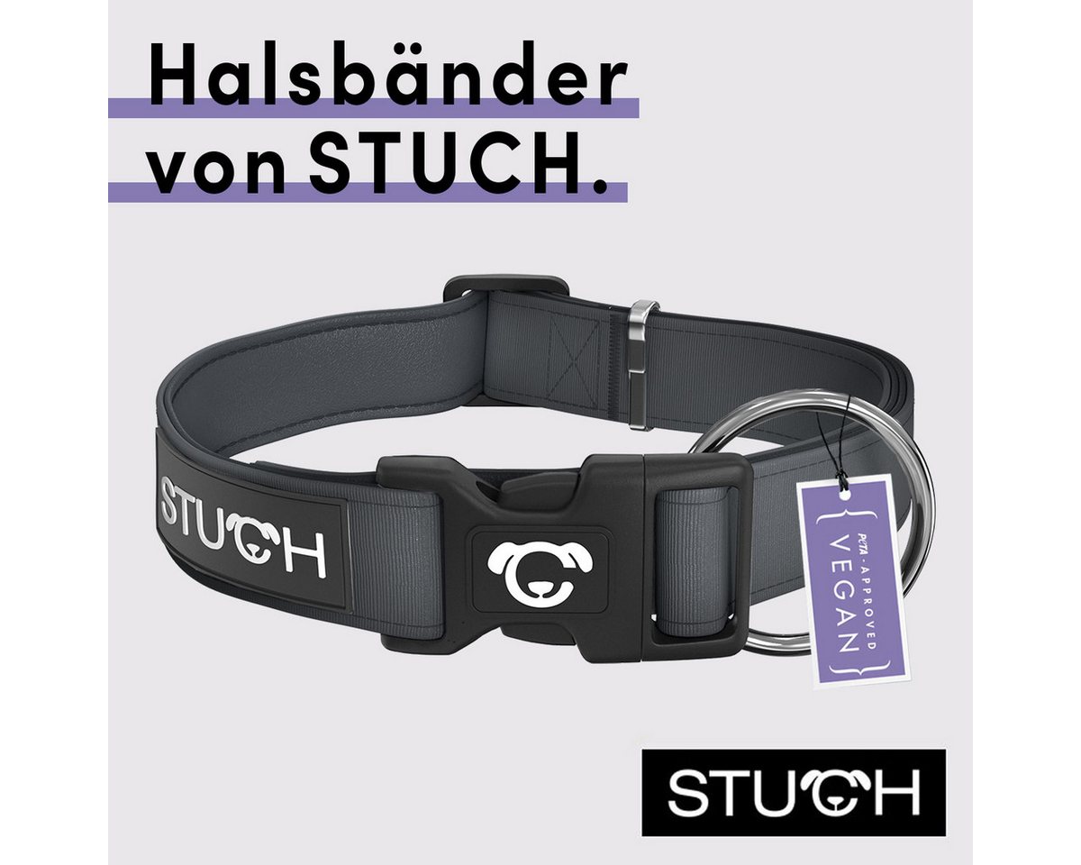Thumbnail - STUCH Hunde-Halsband STUCH Hundehalsband - verstellbares und gepolstertes Nylon Halsband