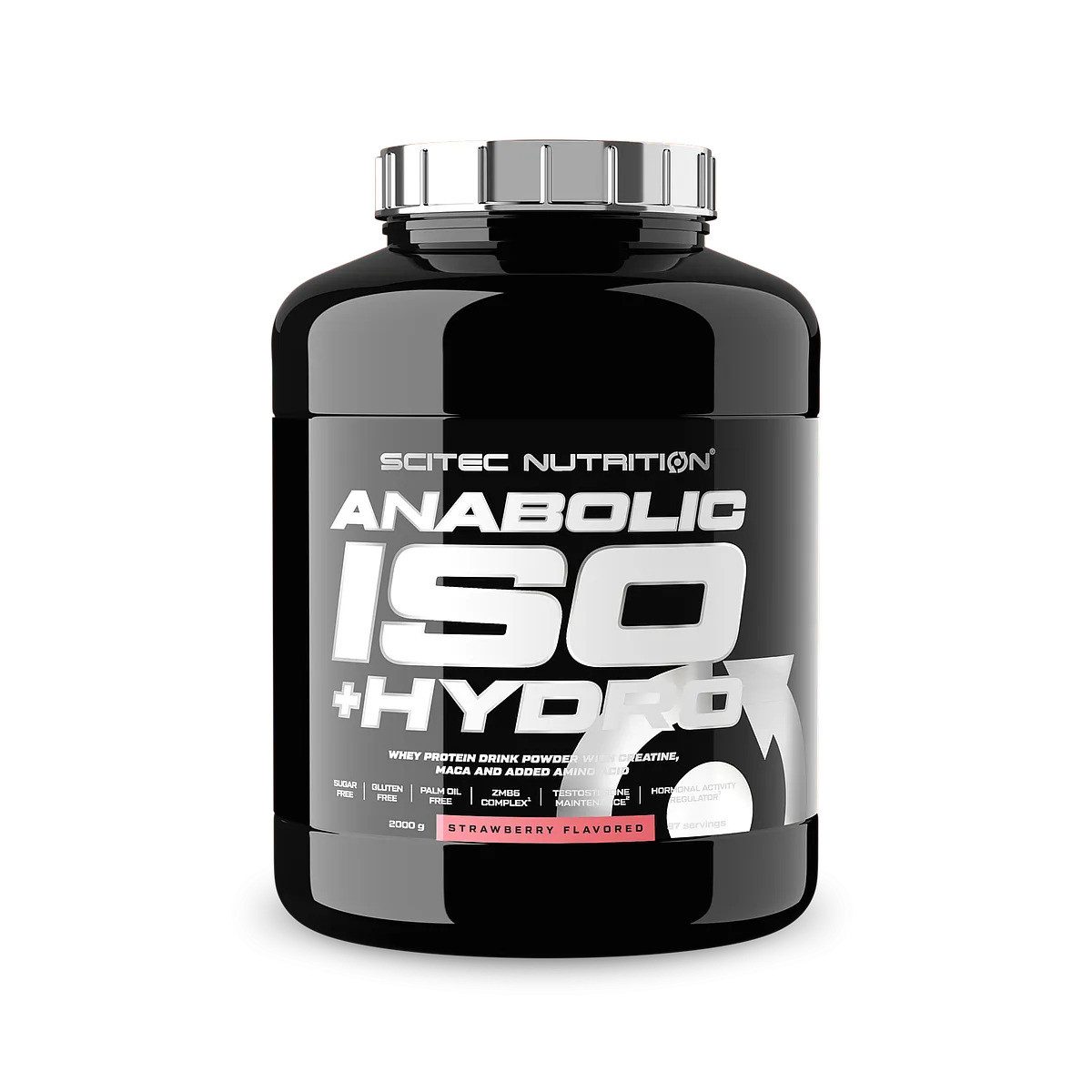 Scitec Nutrition Scitec Anabolic Iso+ Hydro 2000g - Erdbeere Pulver, 2000 g, Pulver