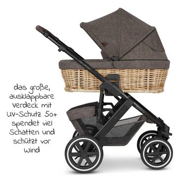 ABC Design Kombi-Kinderwagen »Salsa 4 Air - Fashion Edition Home Set«, (7-tlg), 2in1 Kinderwagen Buggy Set Air mit Korbbabywanne, Ständer & Zubehör