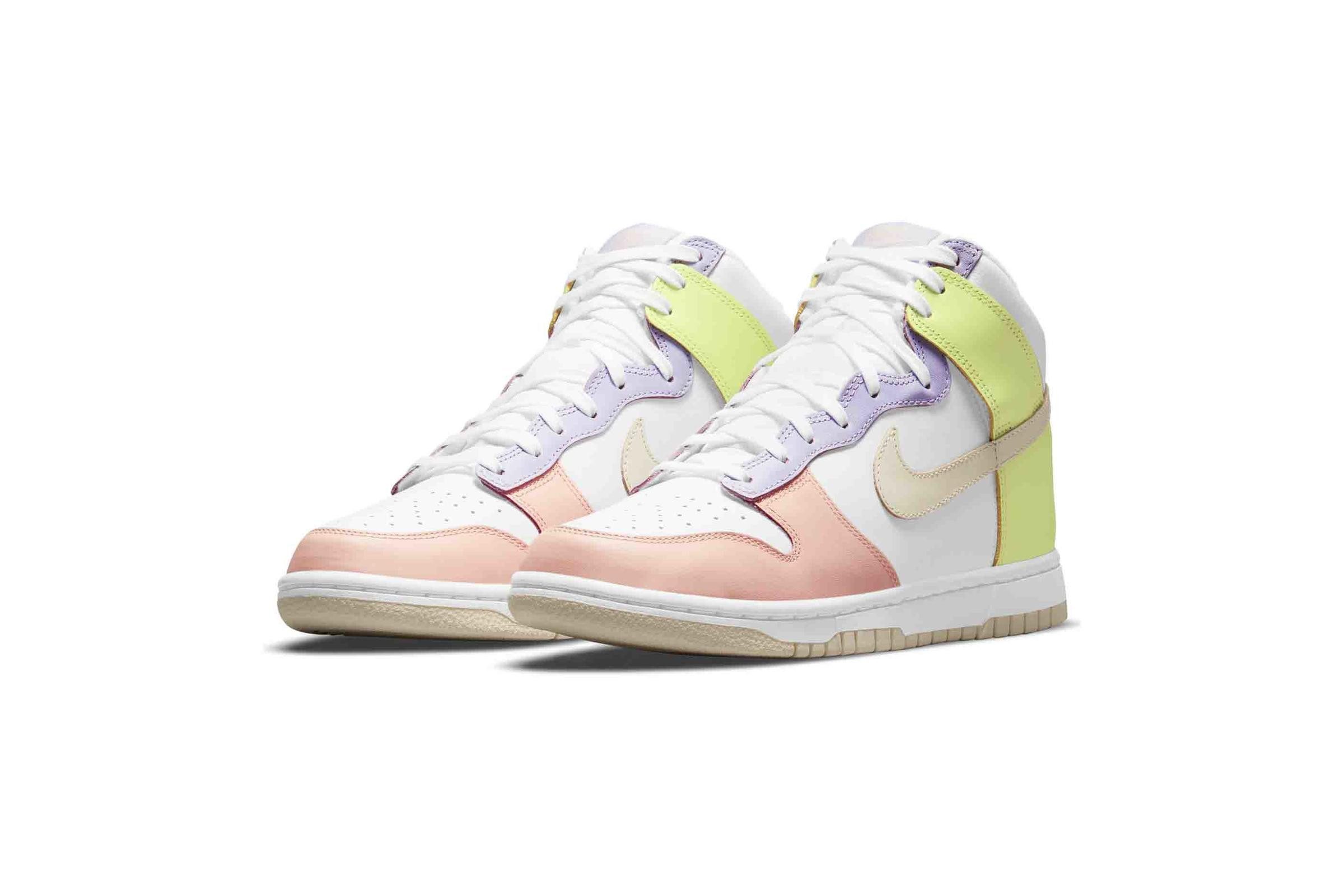 Nike Dunk High Lemon Twist Damen High-Top Pastell - Größe EUR 38 Sneaker