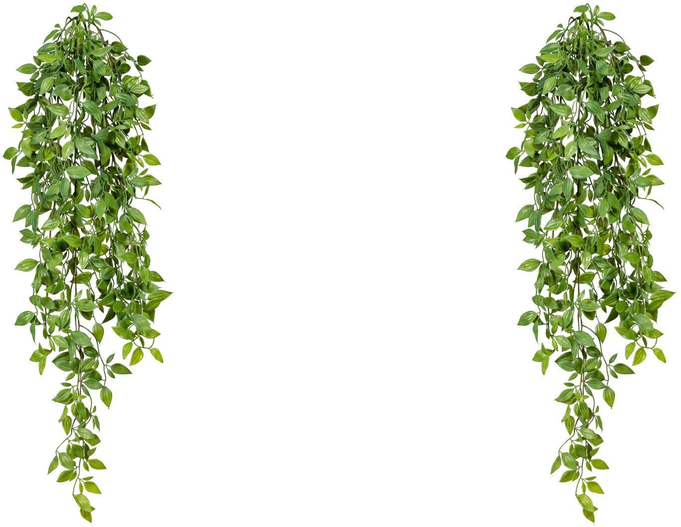 Kunstranke Epipremnum-Miniblatthänger Grünpflanze, Creativ green, Höhe 80 cm