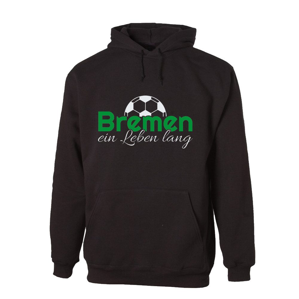 G-graphics Hoodie Bremen ein Leben lang ja