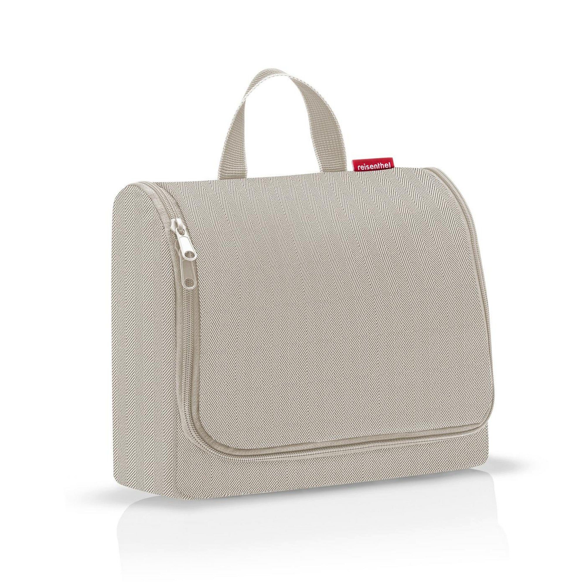 REISENTHEL® Kulturbeutel toiletbag XL herringbone sand, günstig online kaufen