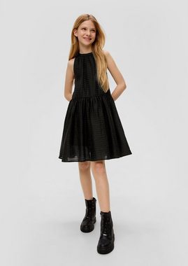 s.Oliver Minikleid Kleid mit Musterstruktur Raffung