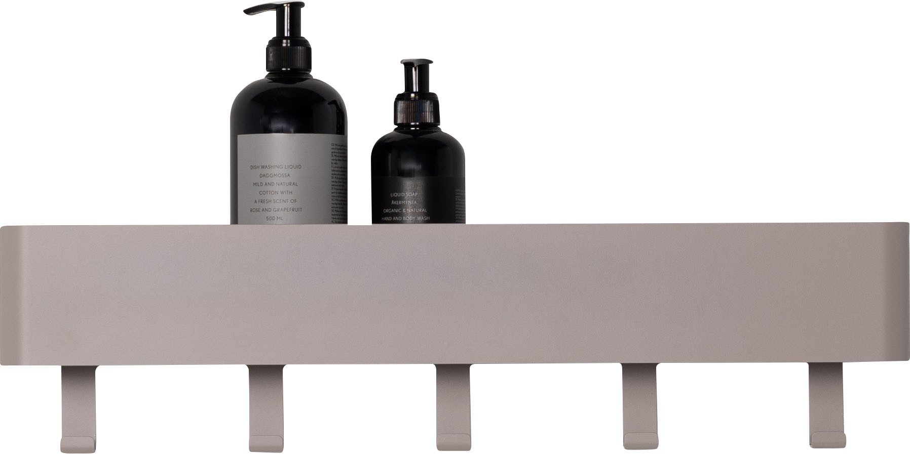 Spinder Design Garderobenhaken Multi 5 (1 St), 2-in-1 Wandregal + Garderobe