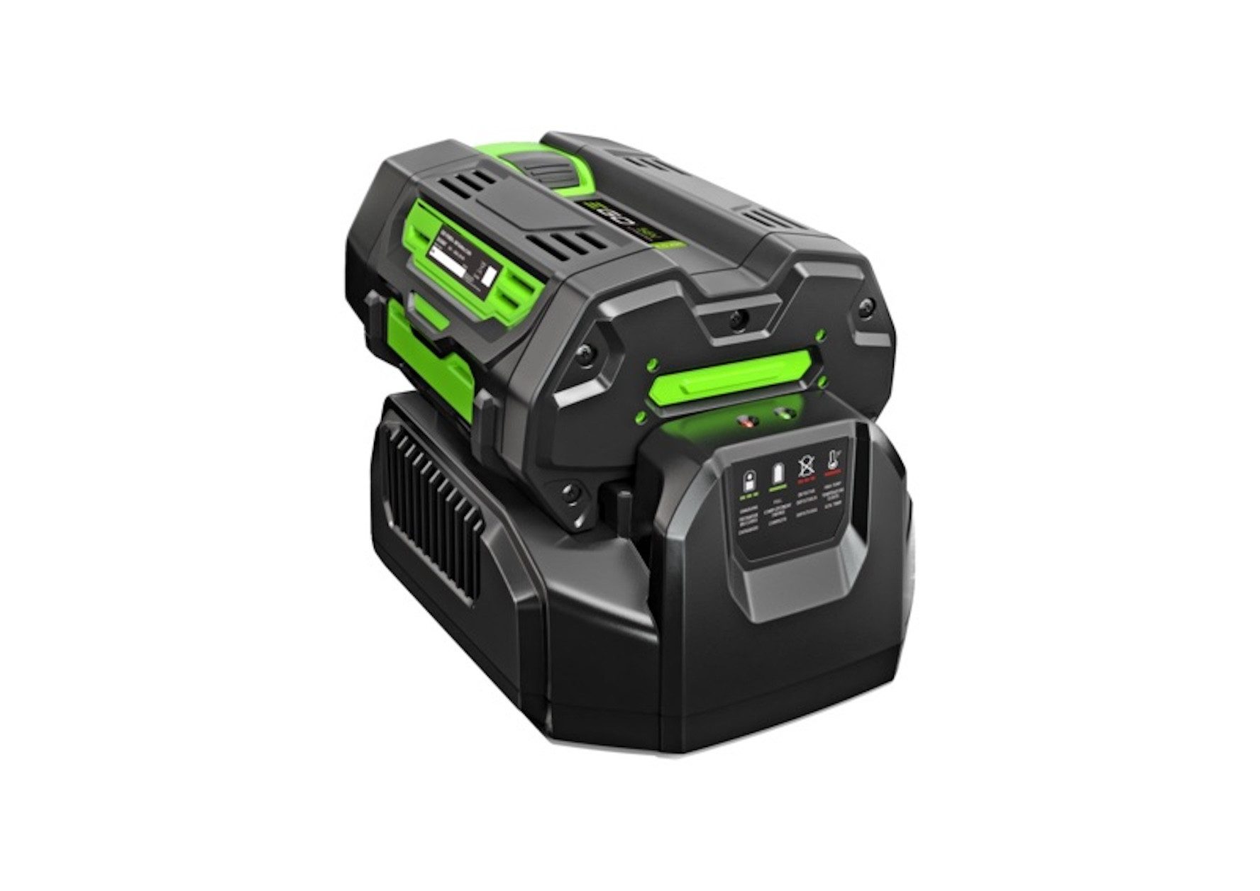 EGO Europe EGO Standardladegerät 210 W Werkzeug-Akku-Ladetechnik (1-tlg., Luftgekühltes Ladesystem)