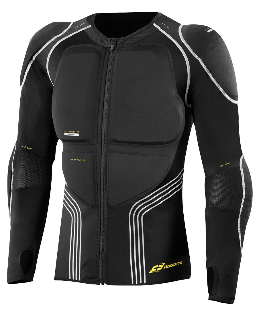 Bogotto Protektorenjacke PRO-RX Protektorenjacke, Atmungsaktiv protektoren reflektierende