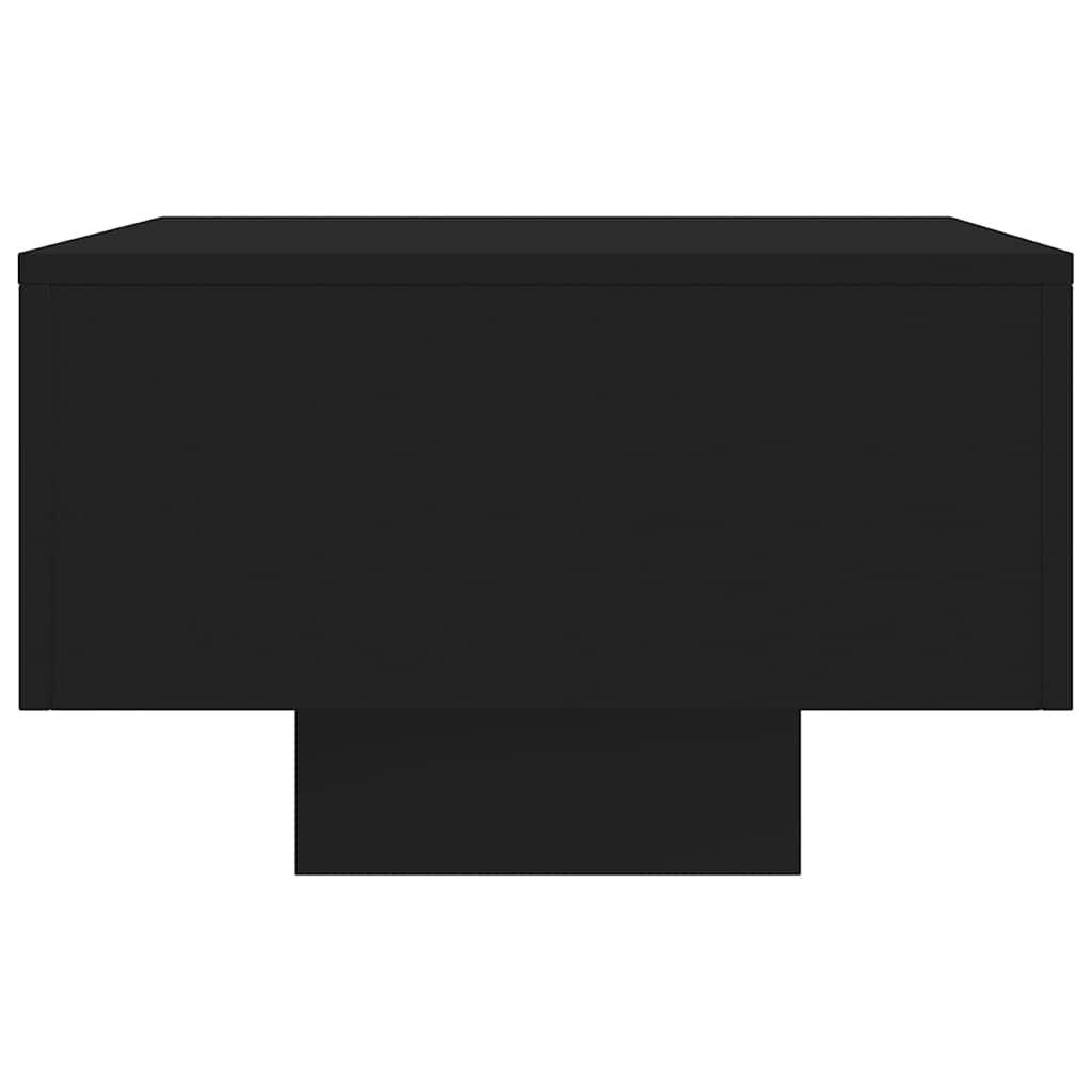 furnicato Couchtisch Schwarzer aus Holzwerkstoff 100 x 49,5 x 31 cm (1-St), Feuchtigkeitsbeständiger Wohnzimmertisch mit glatter Oberfläche – Bild 5 von 5