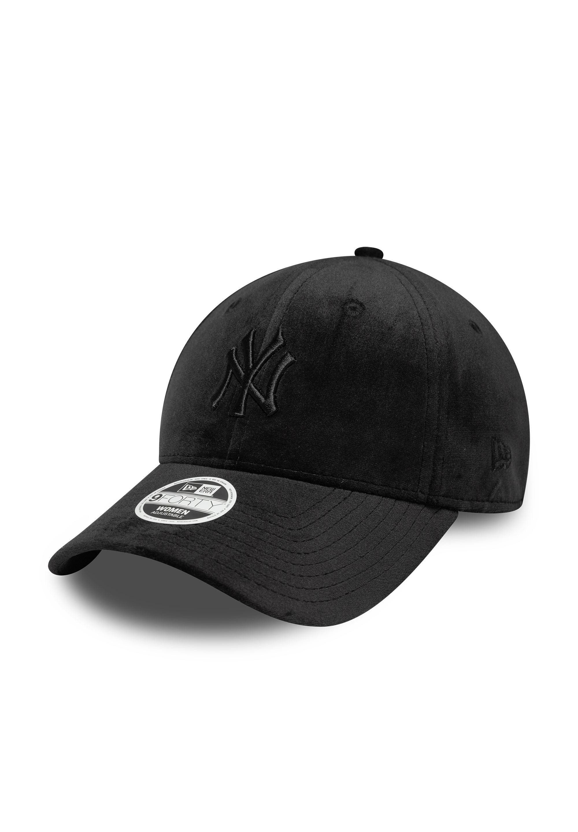 New Era Baseball Cap New York Yankees New Era Tonal Velour 9Forty Women Cap Schwarz (1-St)