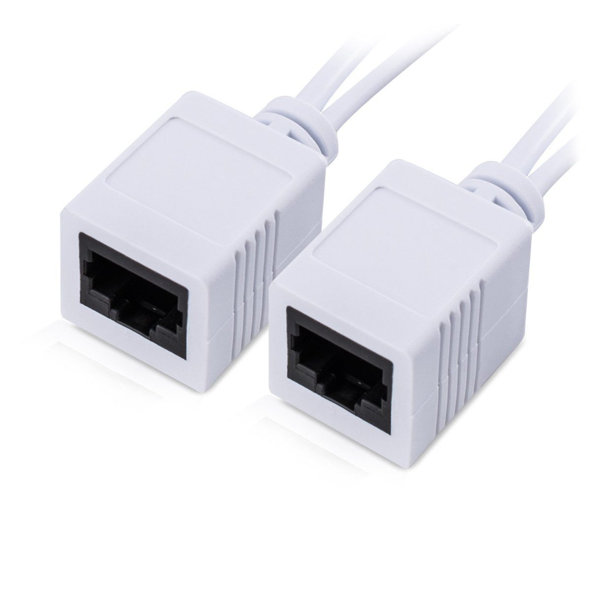 kwmobile PoE Adapter Set - Injektor + Splitter Kabel für Netzwerk, IP Geräte Netzwerk-Adapter, 17.00 cm, PoE passiv Adapter Set