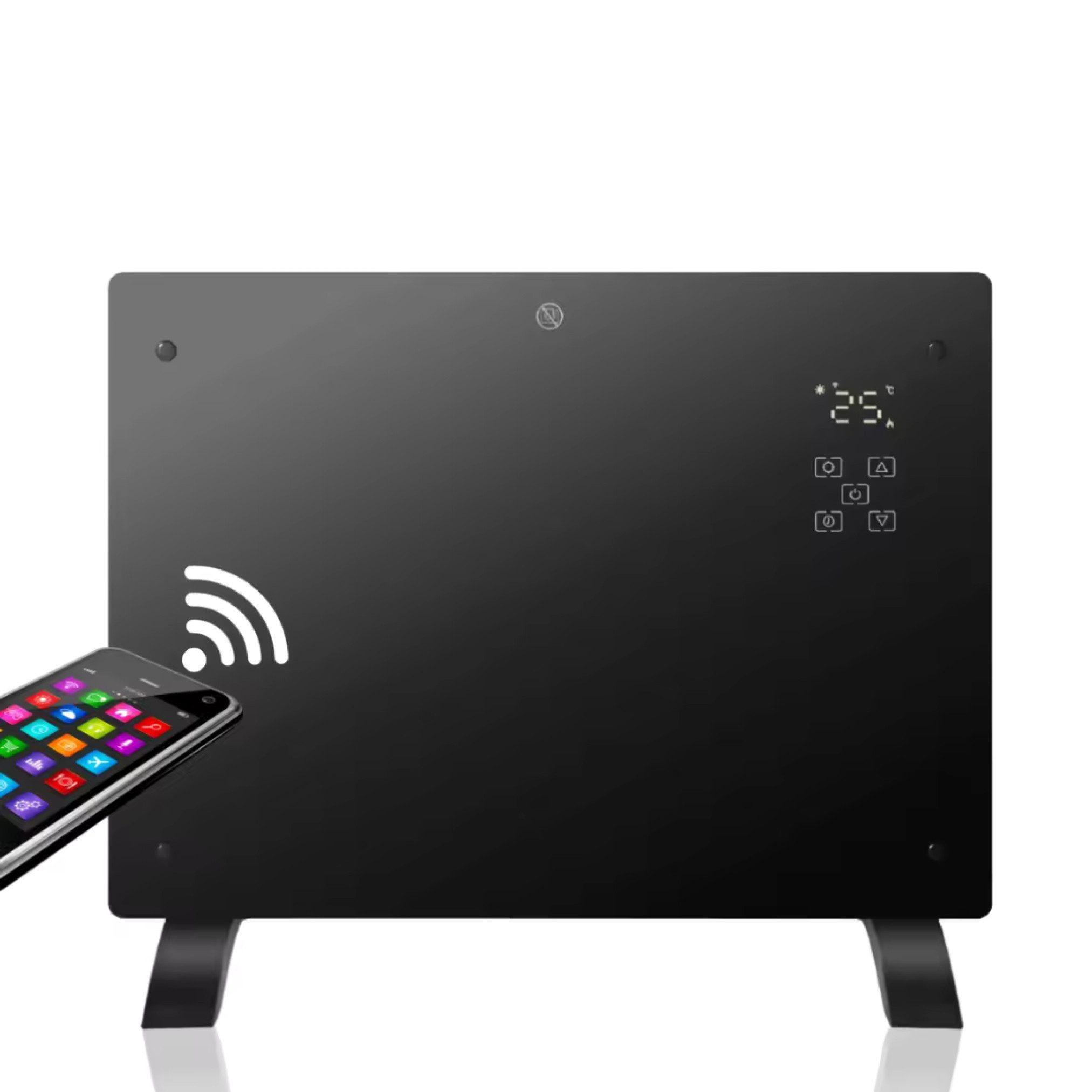 Starlyf Elektro-Heizkörper Power Smart Heater, Elektroheizung, freistehend & Wandmontage mit App Steuerung, WiFi