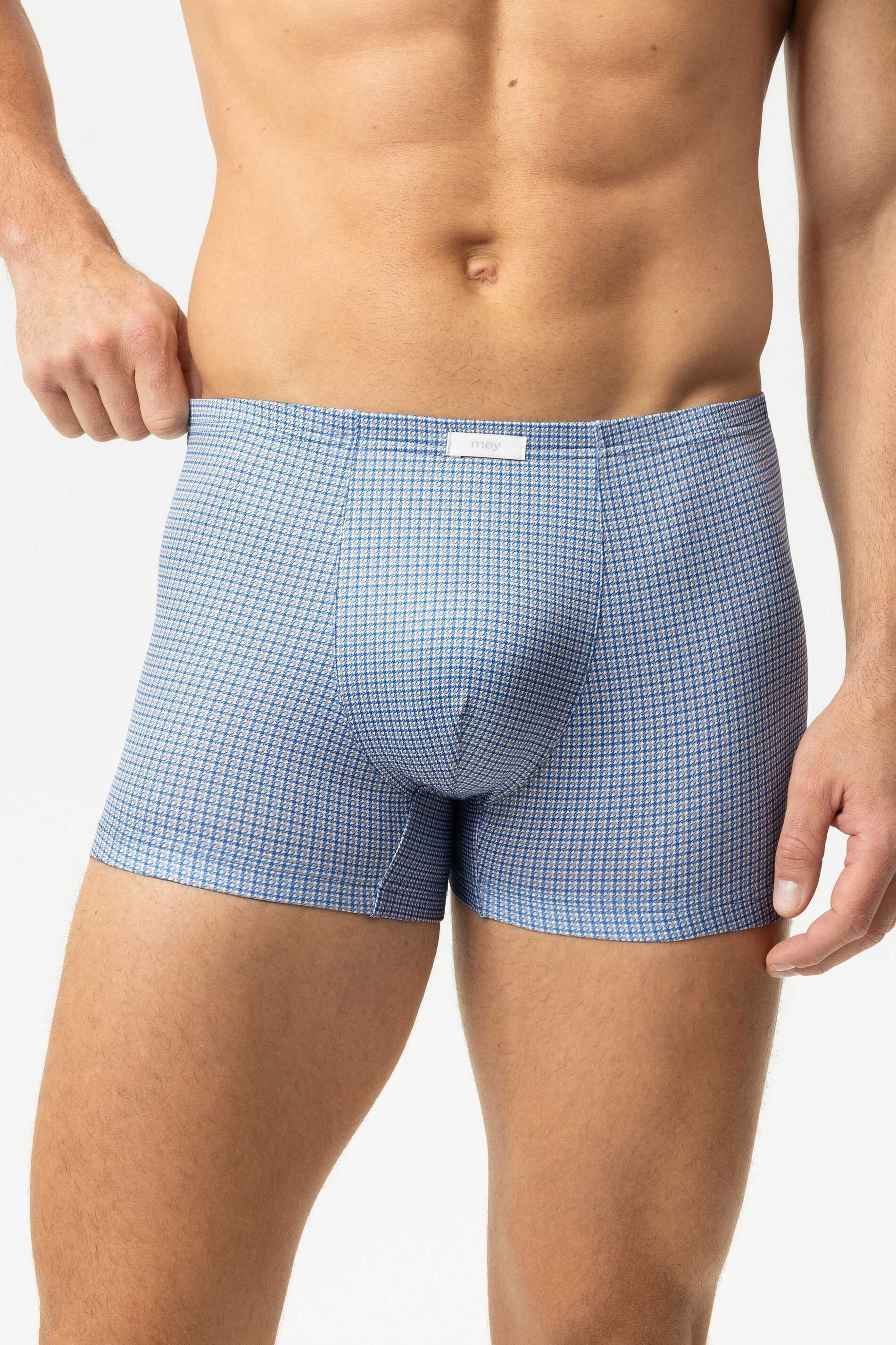 Trunk Mey Shorty Serie Houndstooth Blue mit Print