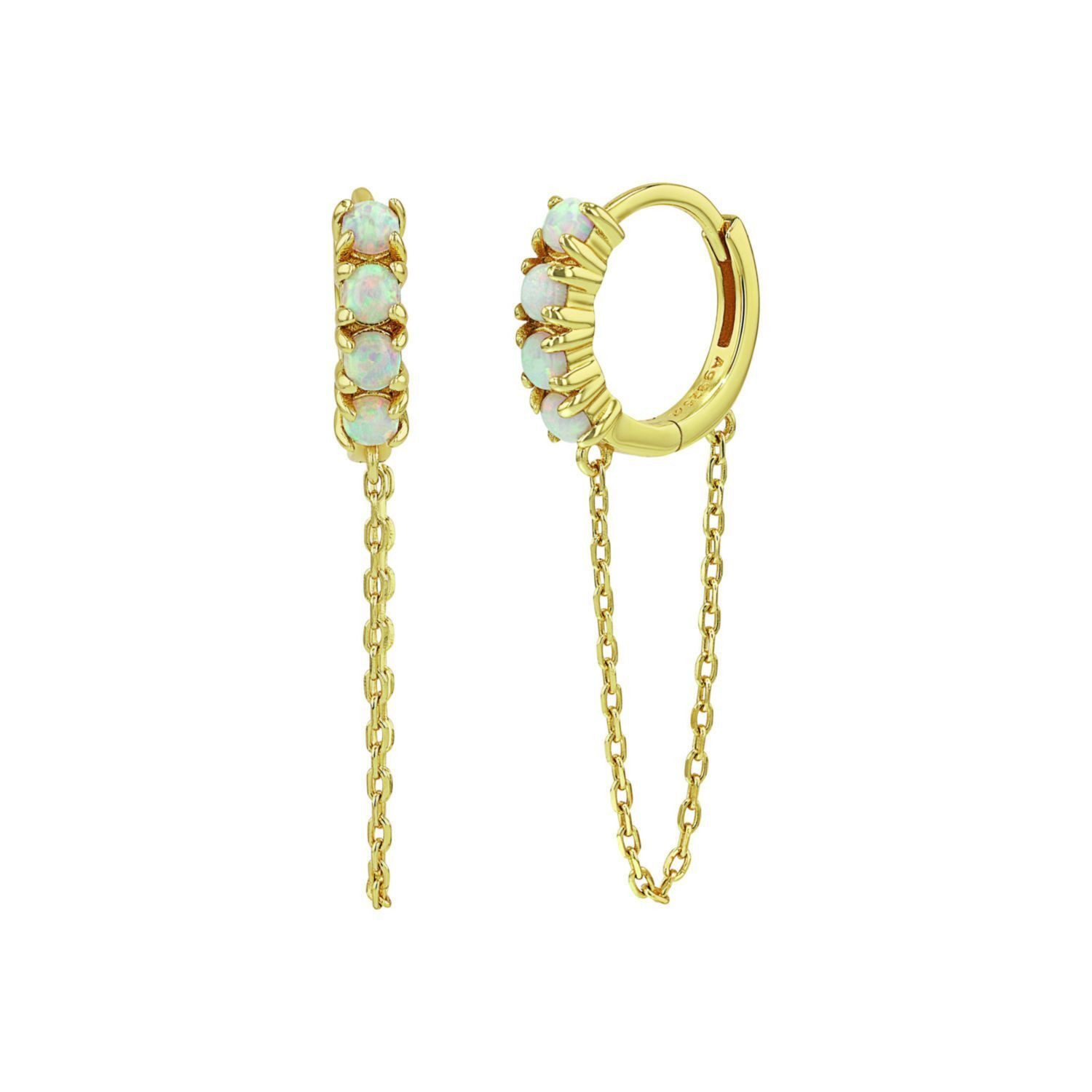 Noelani Paar Creolen Noelani Charm Creole (Charm Creole, 2-tlg)