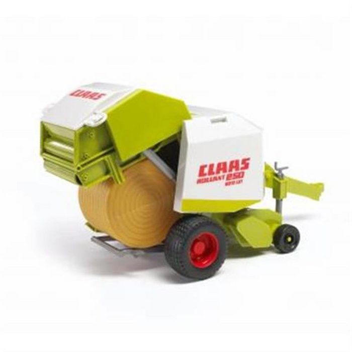 Bruder® Spielfahrzeug-Anhänger 02121 - Claas Rollant 250 Rundballenpresse Maßstab 1:16 Landwirtschaft für Spielzeugauto Modellauto Grün