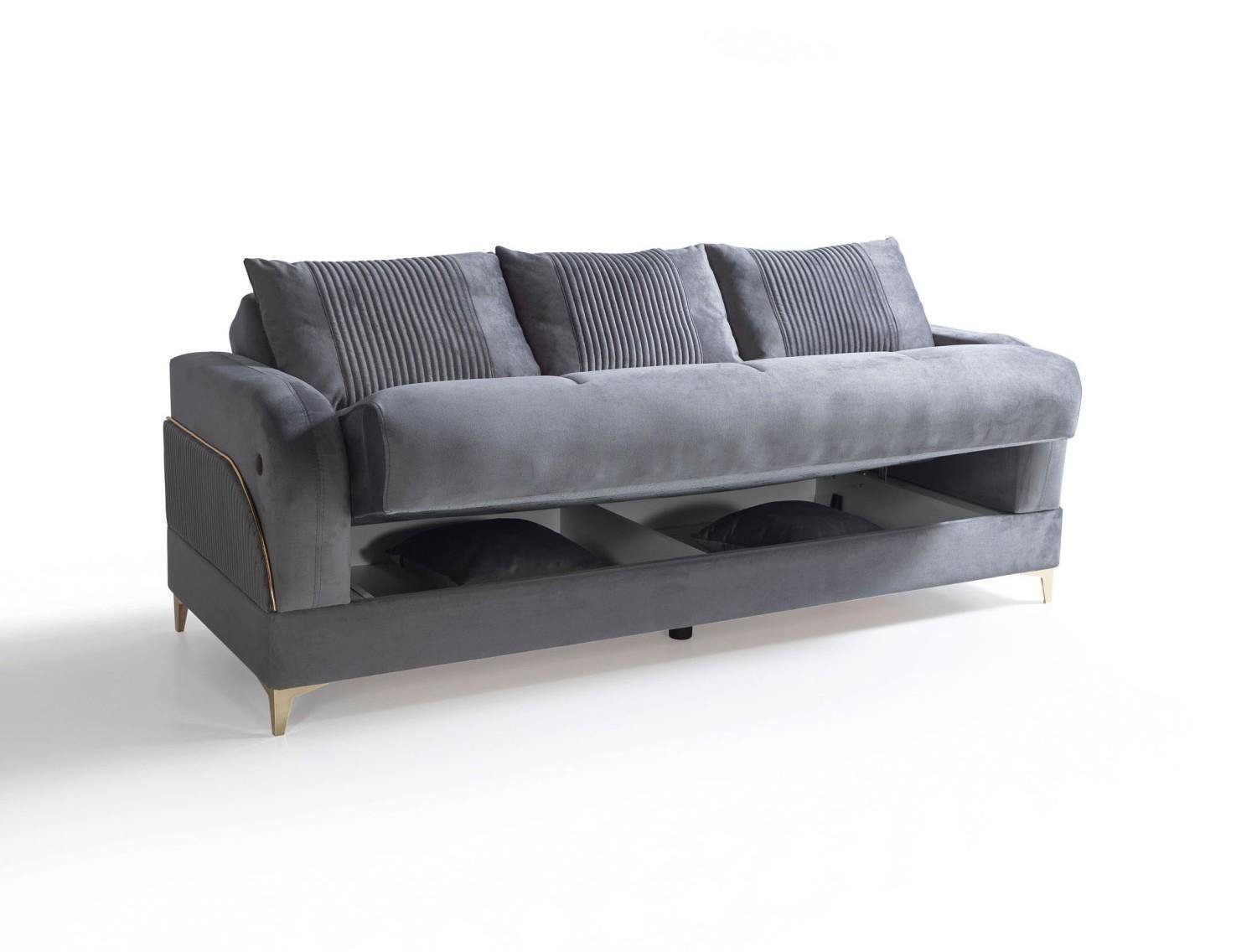 / Sofa, In Made (3 2x Sessel 2 3+3+1+1 / Sessel), Wohnzimmer-Set Komplett Sofagarnitur Modern Europe Sitzer Sitzer Sitzer Textil JVmoebel