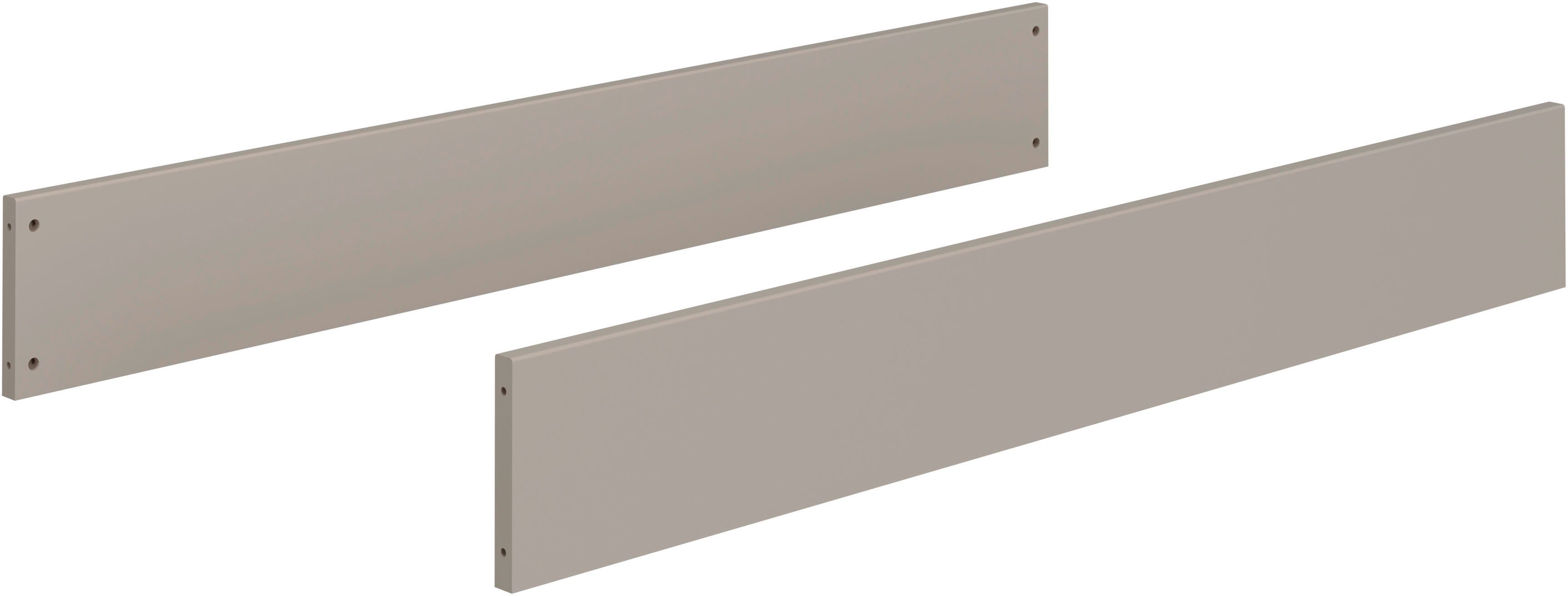 YUNY by PAIDI Umbauseiten BROTHER STU für den Umbau vom Babybett zum Juniorbett, Erweiterungs-Set Kinderbett 70x140cm in Taupe