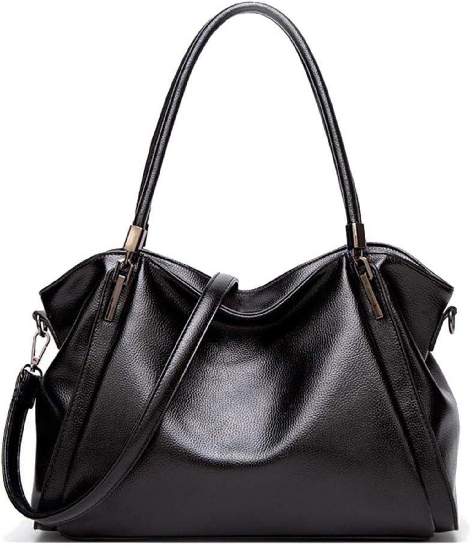Hobo Damen Hobo Schultertasche PU-Leder Elegant Umhängetasche Henkeltasche