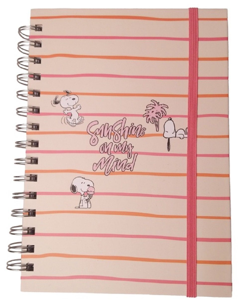 Capelli New York Notizbuch Notizbuch im Snoopy-Design pink
