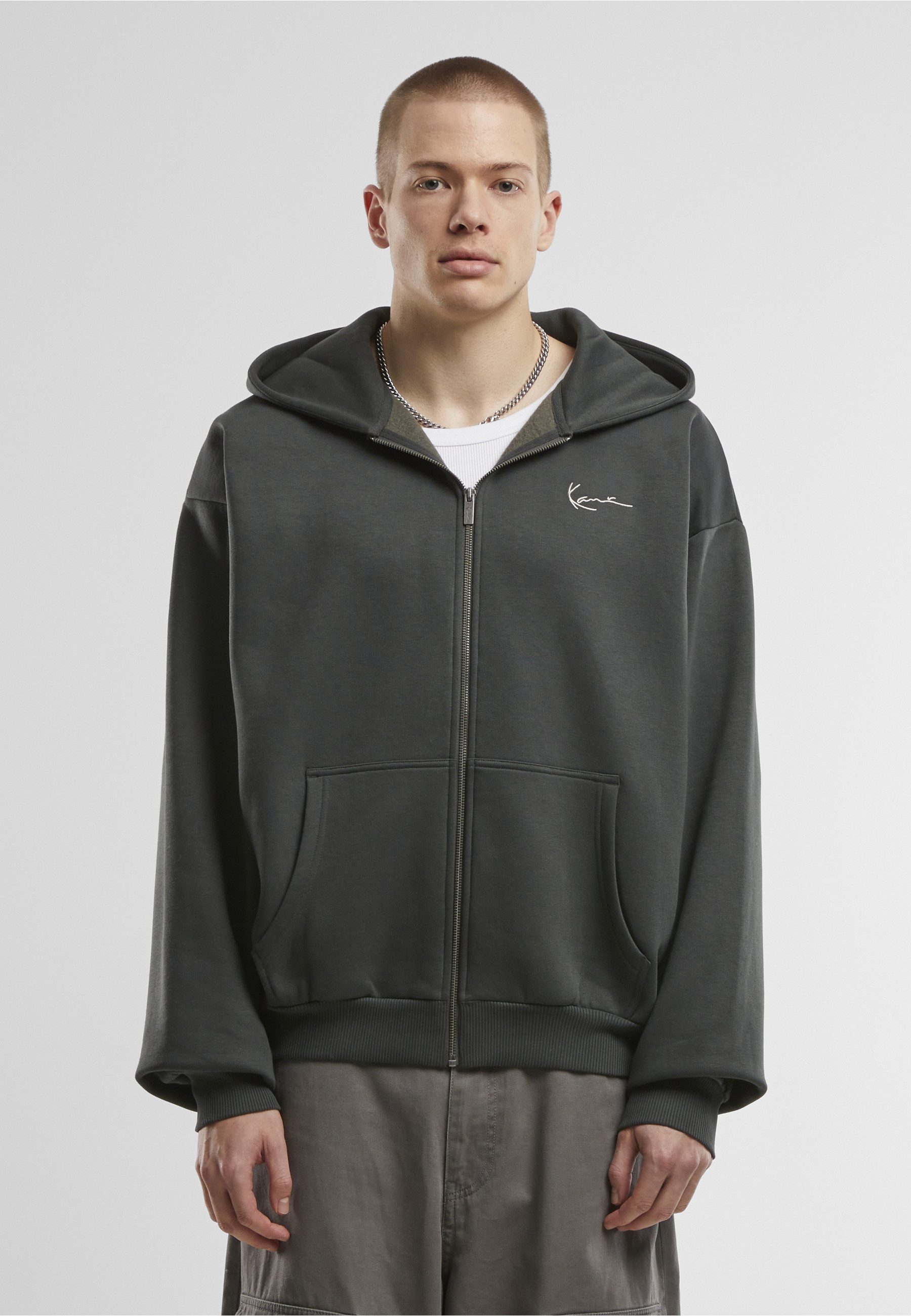 Karl Kani Sweatjacke Karl Kani KK Old English Chrome Backprint Zip Hoodie