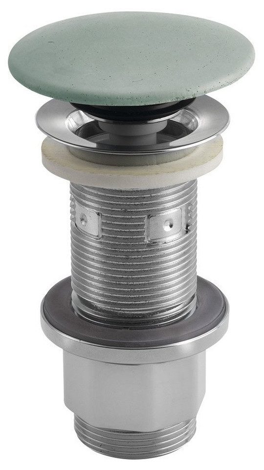 Sapho Ablaufgarnitur Waschbecken-Ablaufgarnitur 5/4", klick-klack, Beton-Stopfen, 10-80mm Sapho-FG923