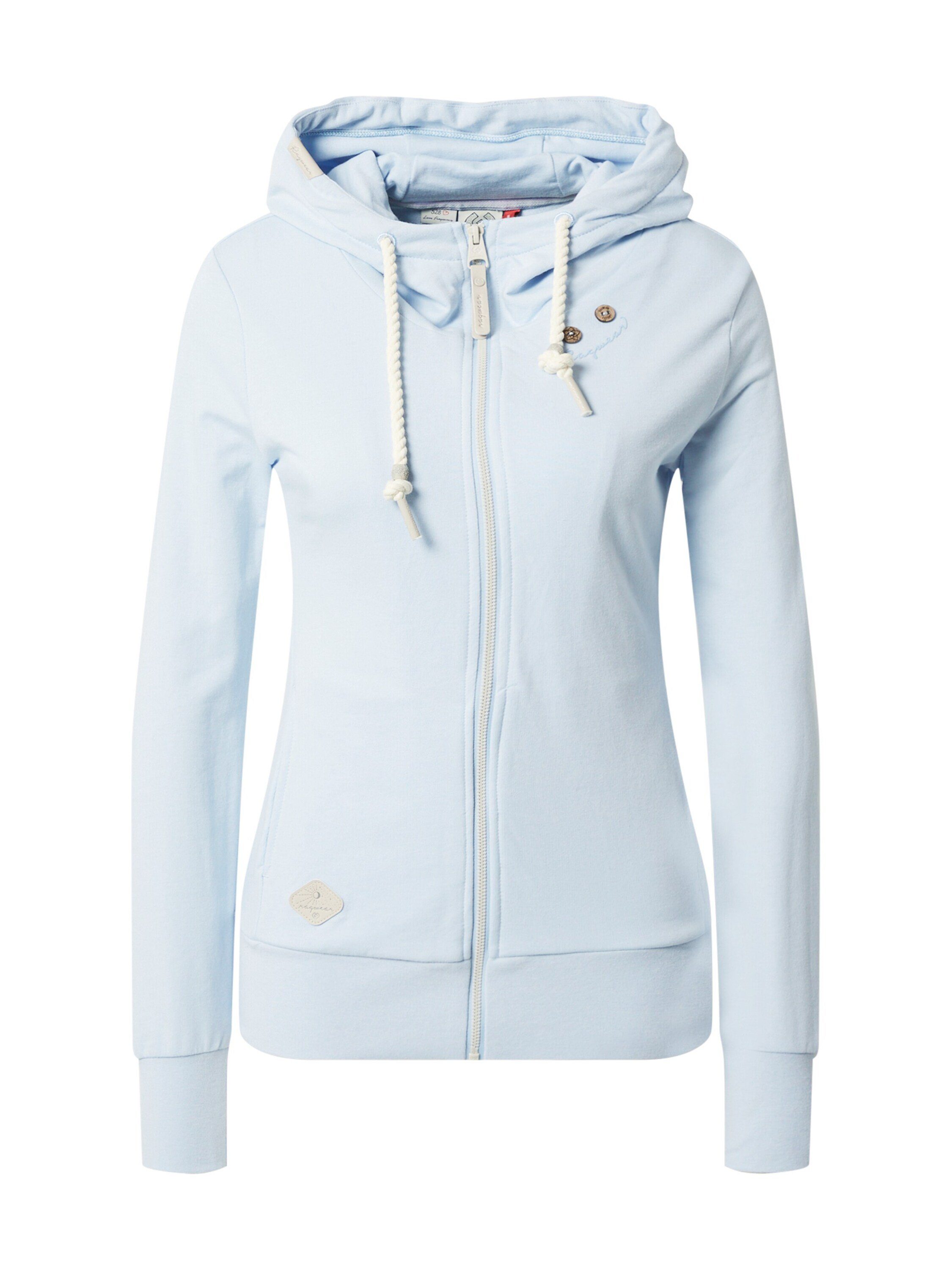 Ragwear Sweatjacke PAYA (1-tlg) Plain/ohne Details LIGHT BLUE