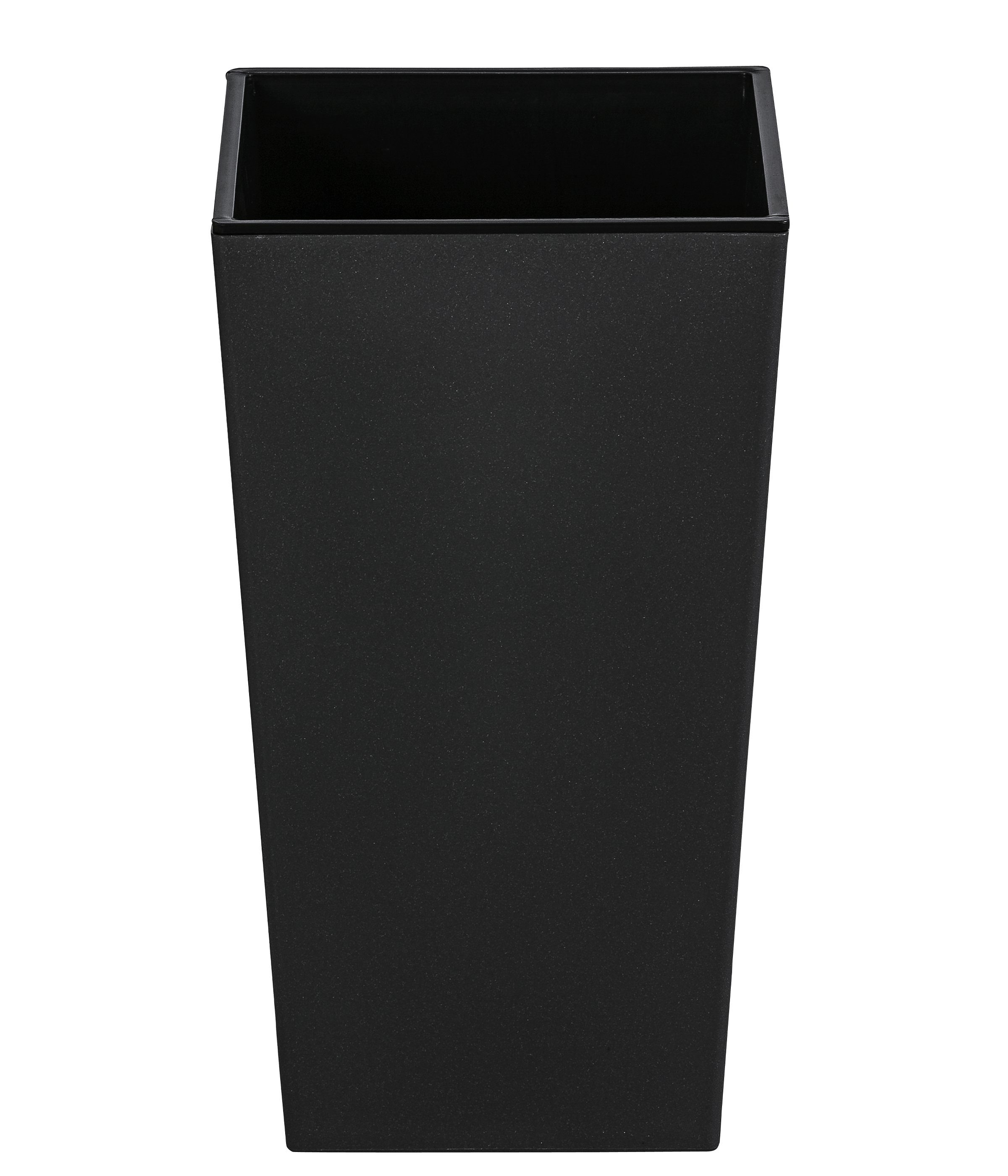 Dehner Pflanztopf Elise Mit Selbstbewässerung – Ca. 26x15x15 Cm, Schwarz-matt, Kunststoff