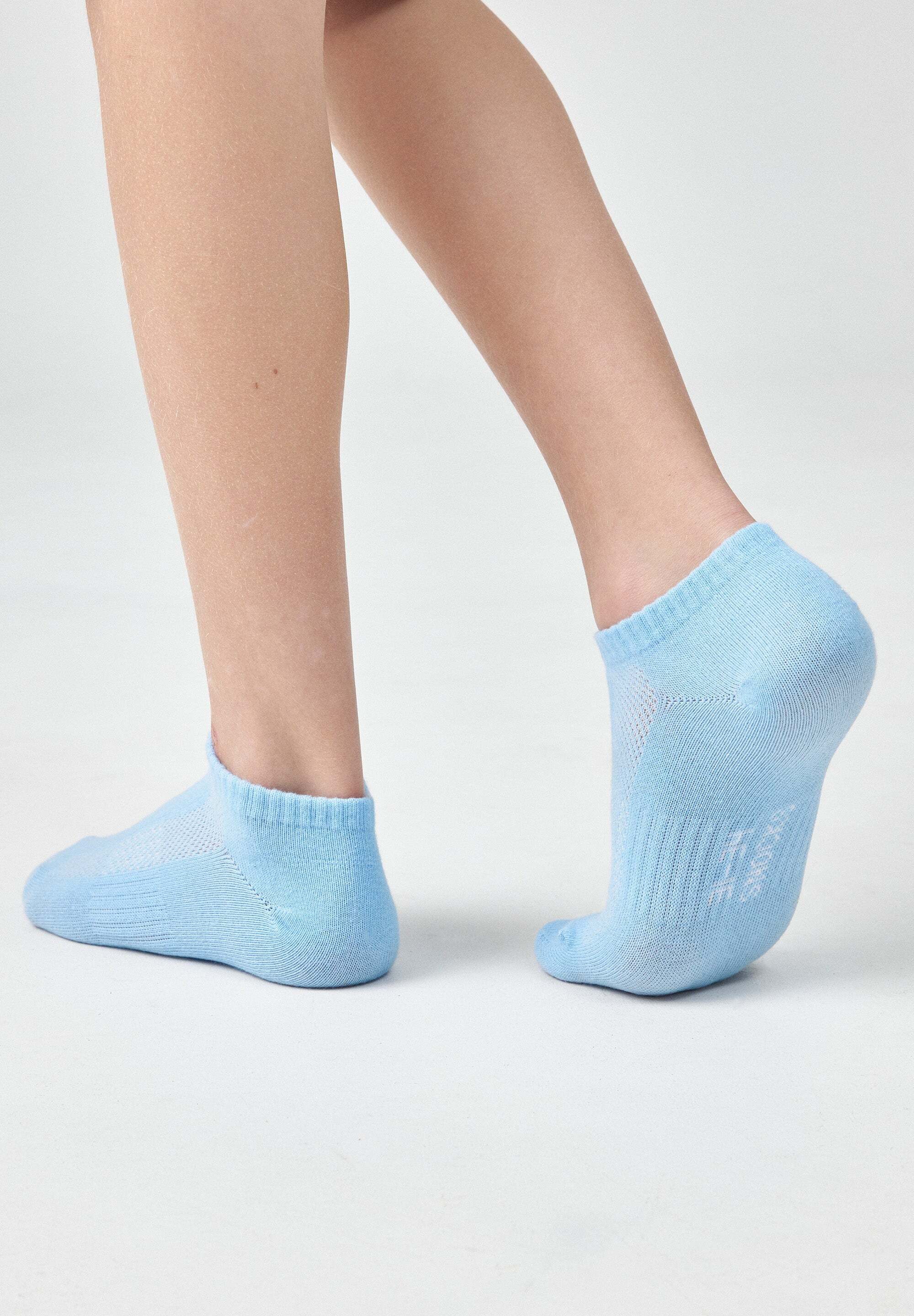 SNOCKS Sneakersocken Kinder Sneaker Socken für Jungen & Mädchen (6-Paar) aus Bio-Baumwolle