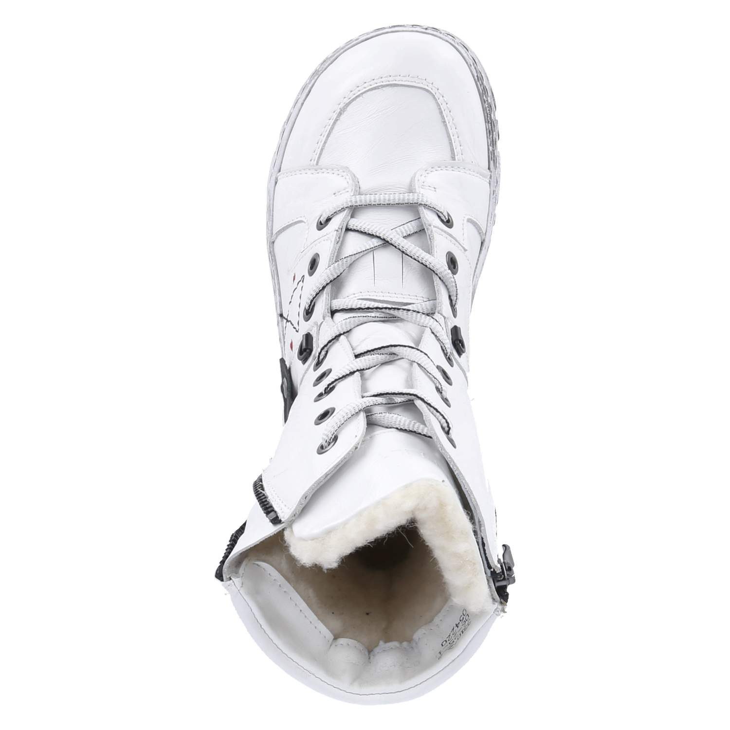 KRISBUT Krisbut 3310-2 BSF Damen Glattleder weiss Winterstiefel