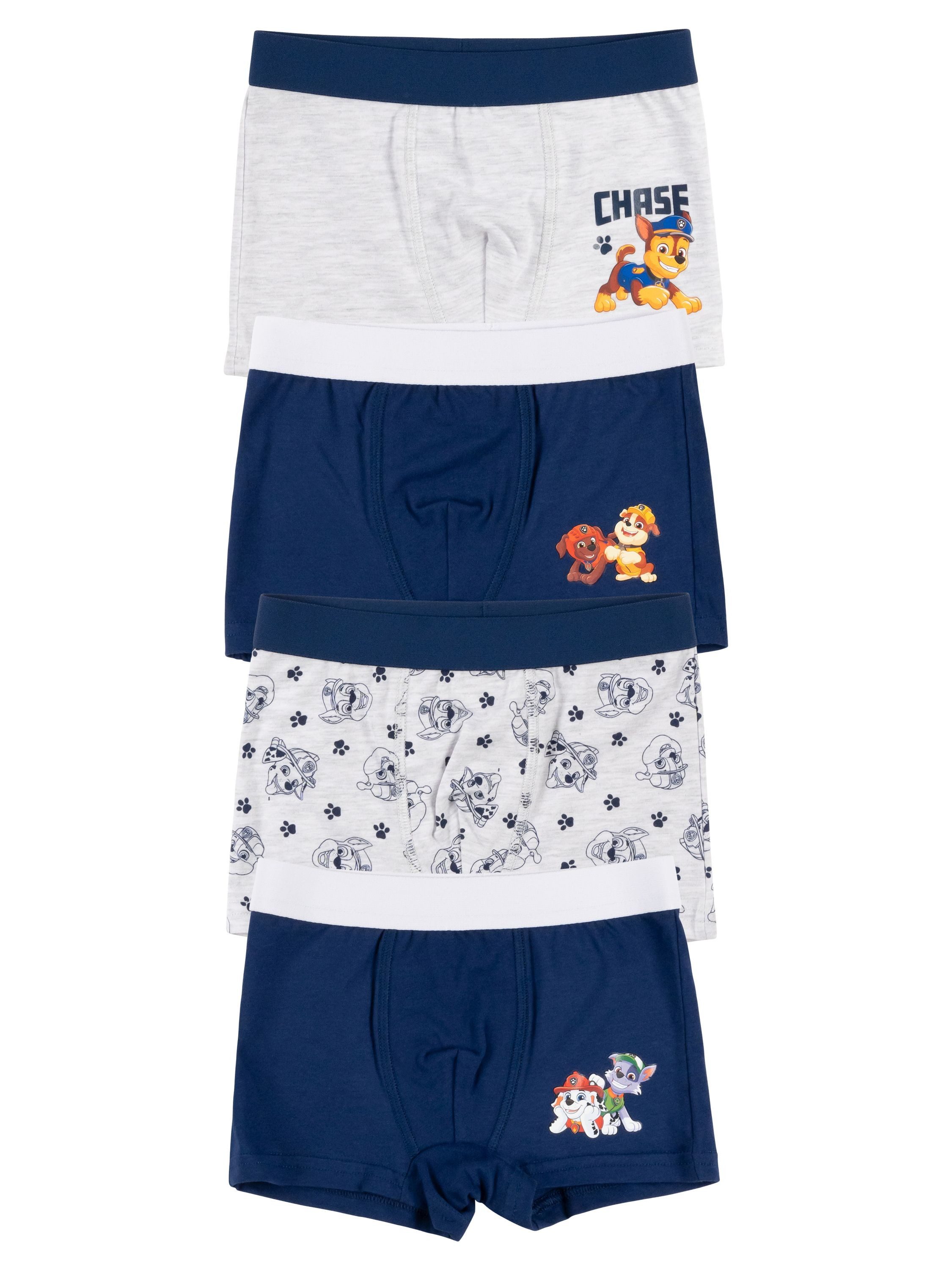 United Labels® Boxershorts Paw Patrol Boxershorts Unterwäsche Unterhose Boxer (4er Pack)