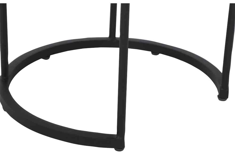 Ø50x46 Beistelltisch + 50x41 cm Ø Siena cm,Teakholz Garden Baros,