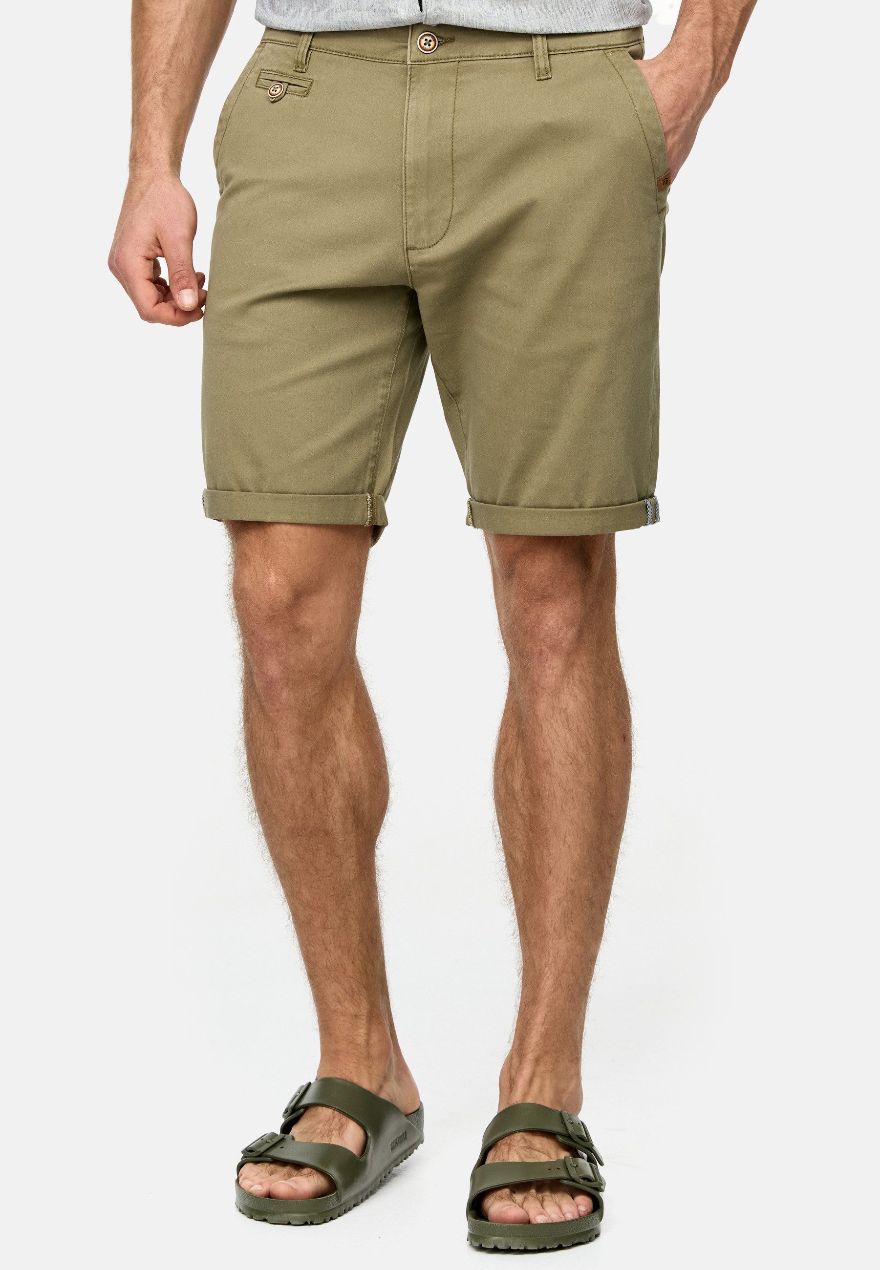 Indicode Chinoshorts Cuba aus Baumwollgemisch günstig online kaufen